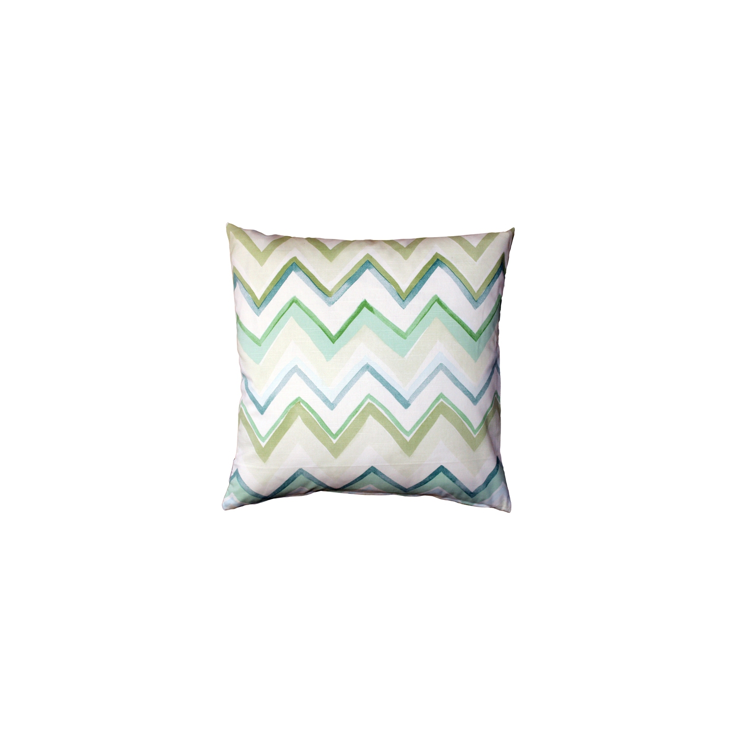Pacifico Stripes Green Throw Pillow 20X20
