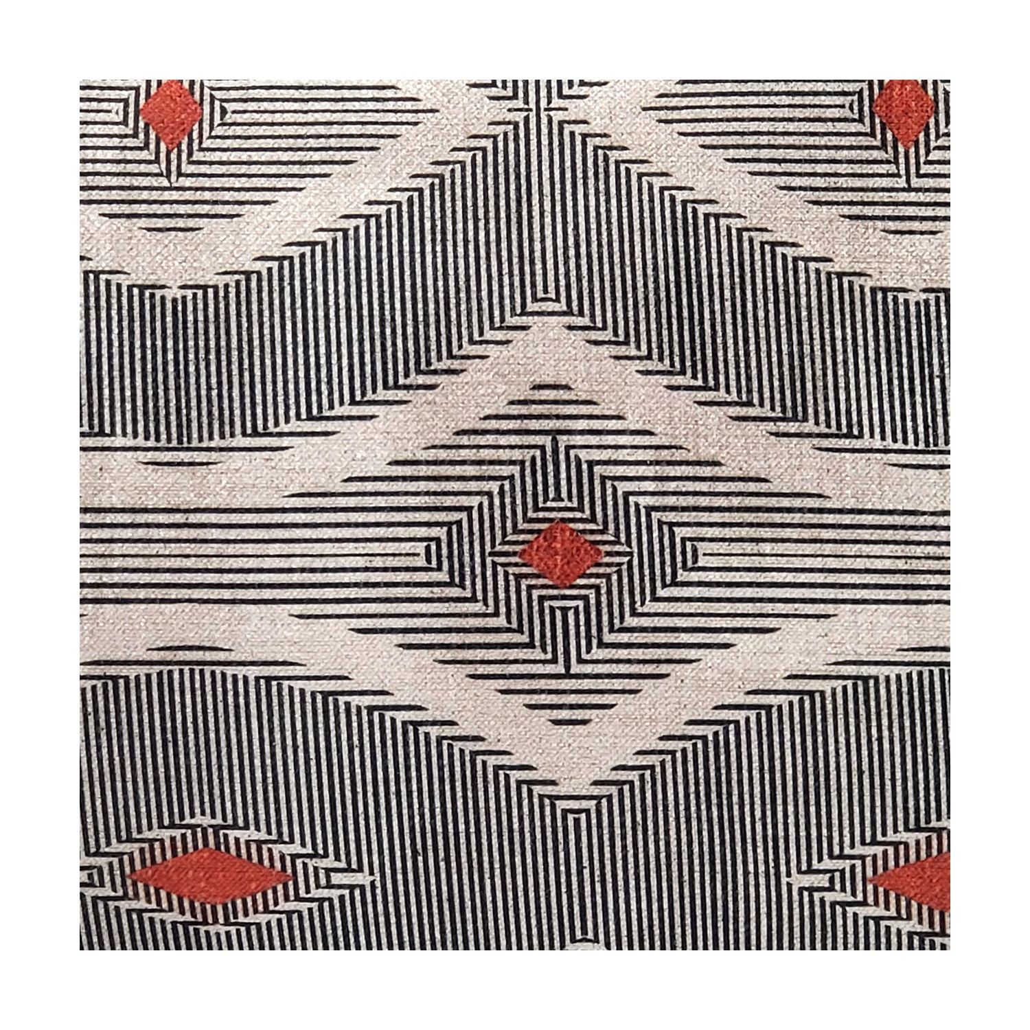 Desmond Red Diamond Pillow, 12"x20"