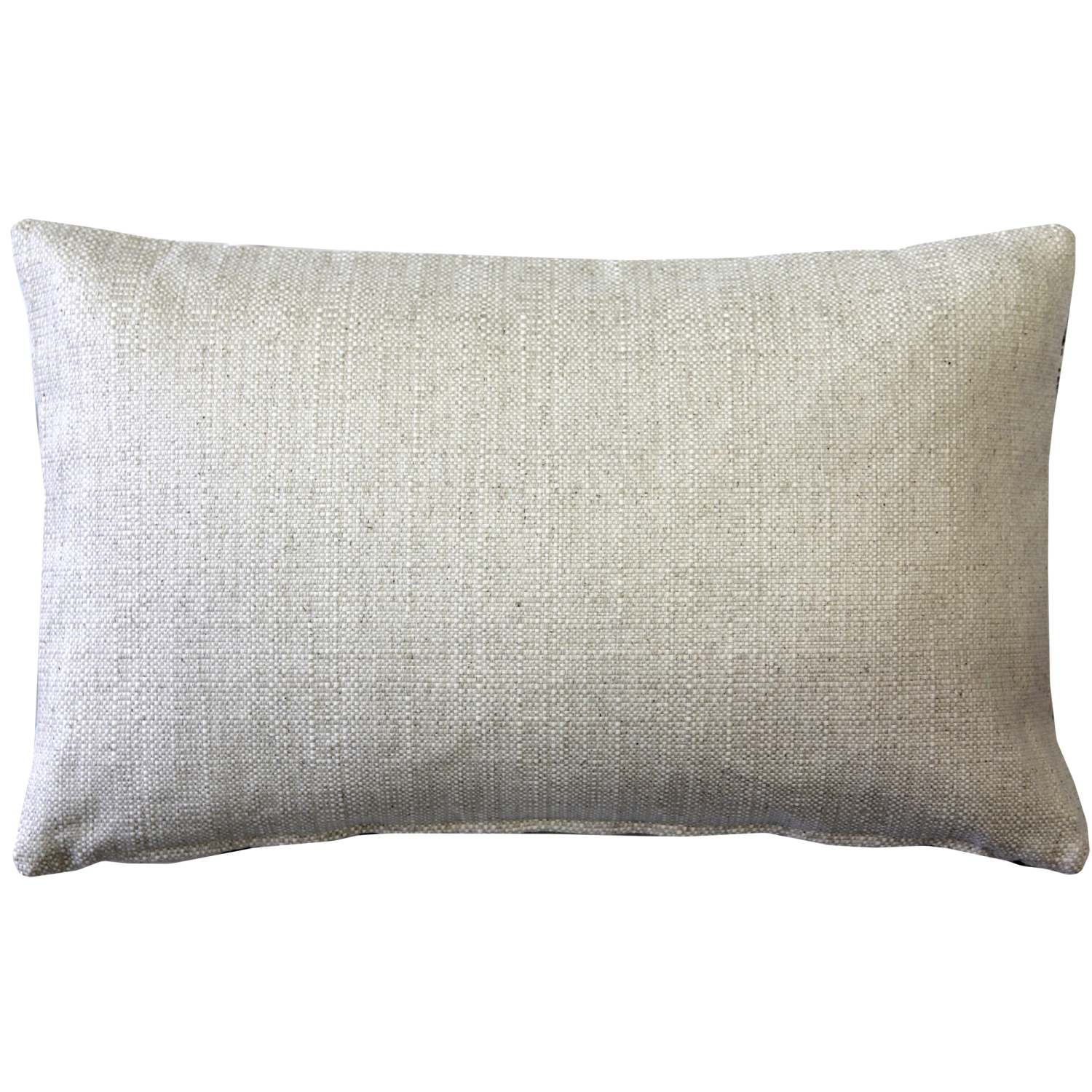 Calliope Gray Damask Pattern Throw Pillow, 12"x20"