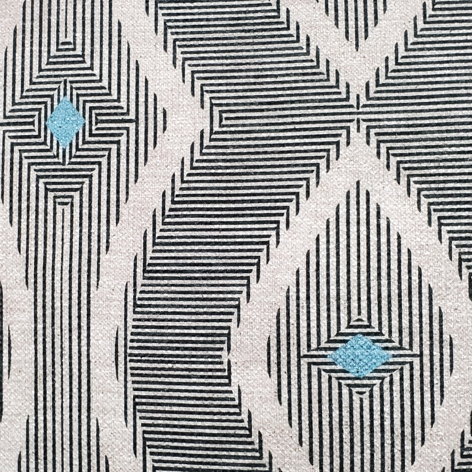 Desmond Blue Diamond Pillow, 19"x19"