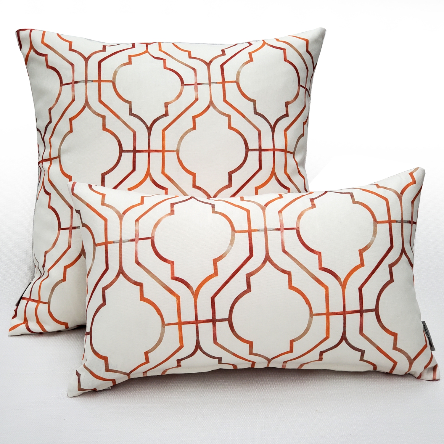 Biltmore Gate Orange Throw Pillow, 20"x20"