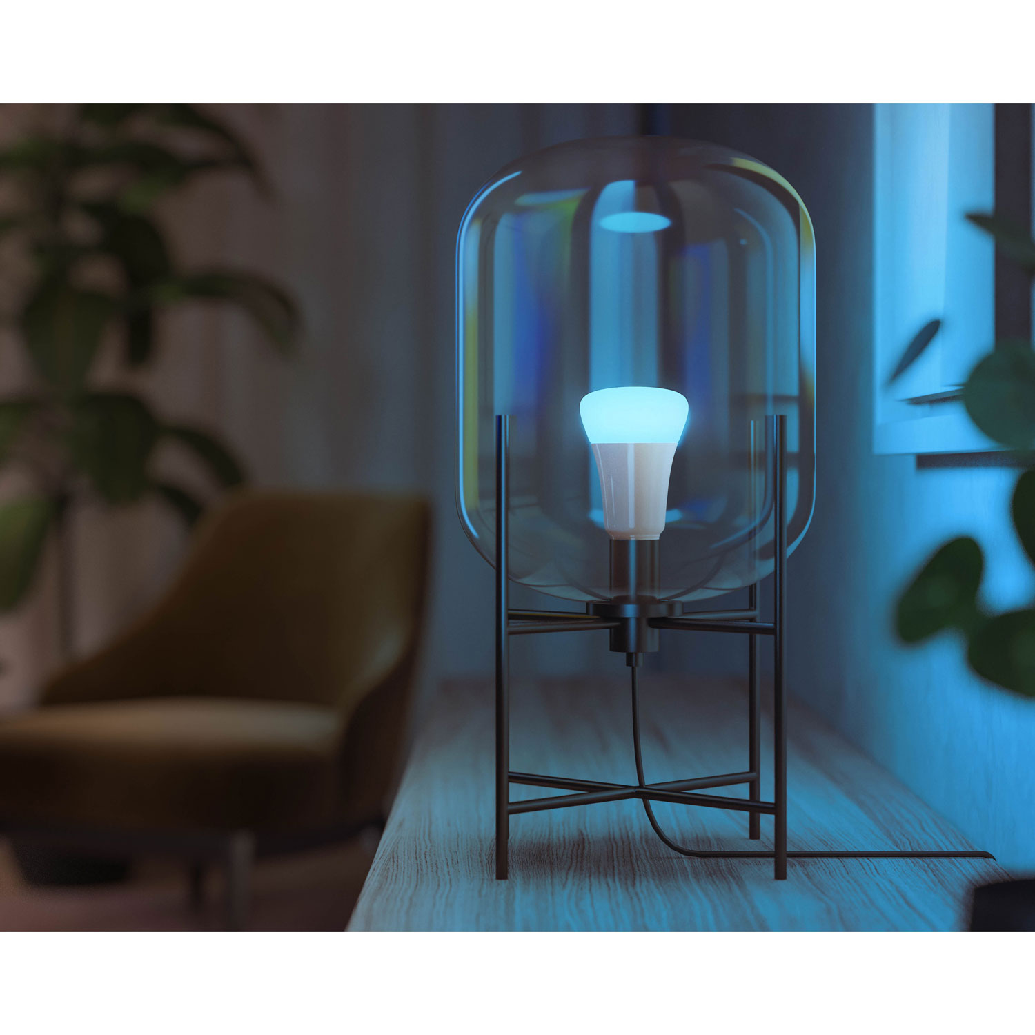 Ampoule DEL intelligente Hue A19 de Philips - Ambiance blanche et colorée