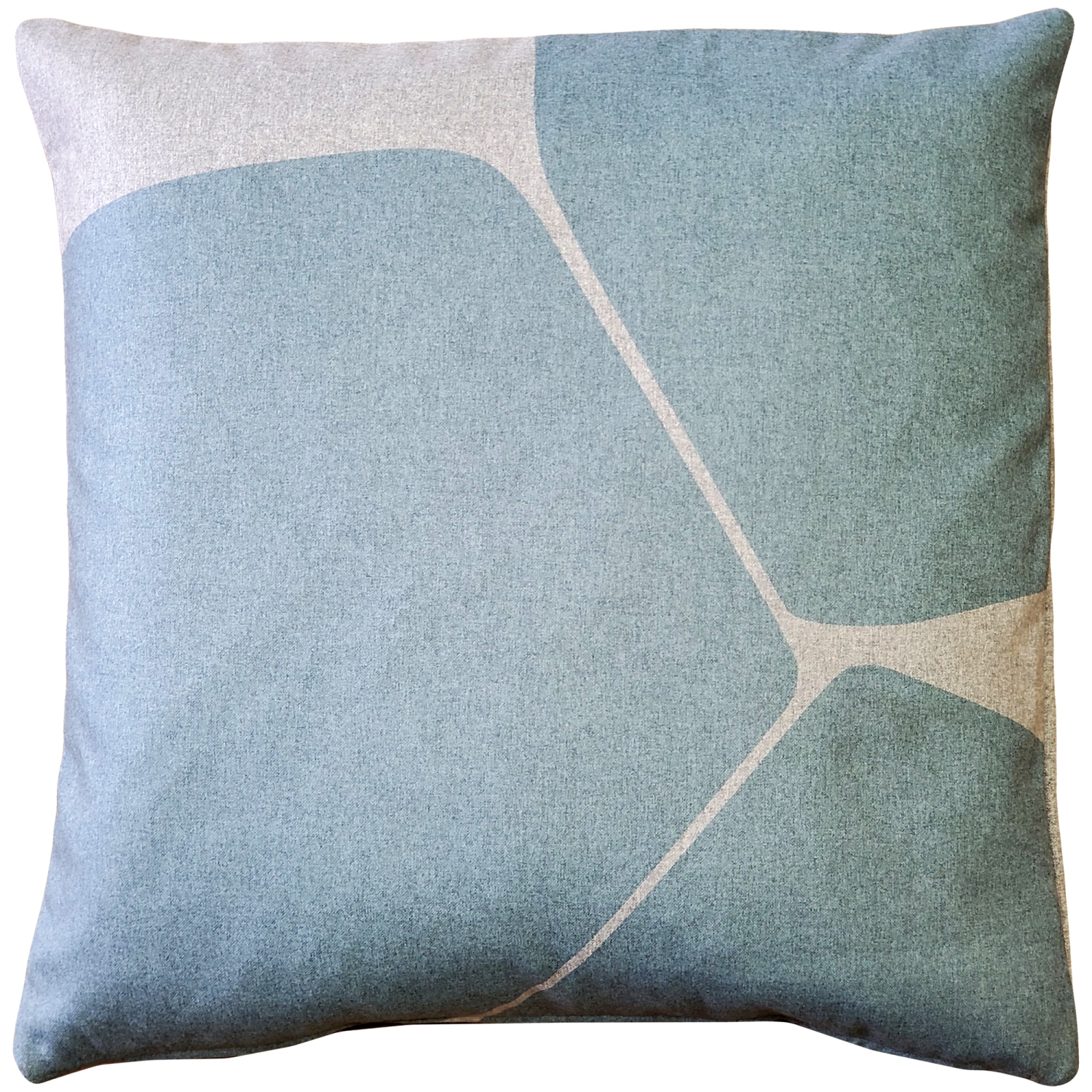 Aurora Paradiso Blue Throw Pillow, 19"x19"