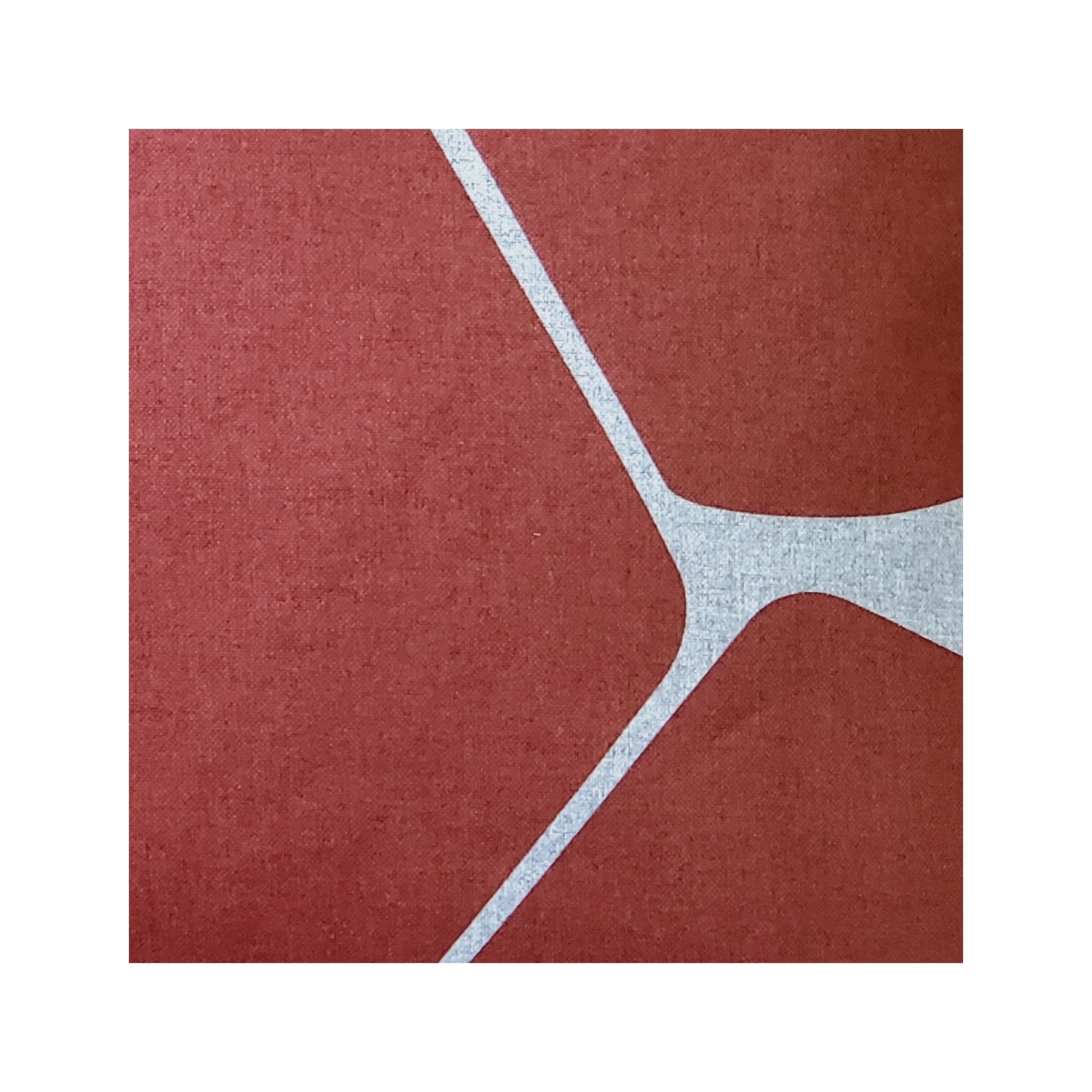 Aurora Spanish Red Throw Pillow, 19"x19"