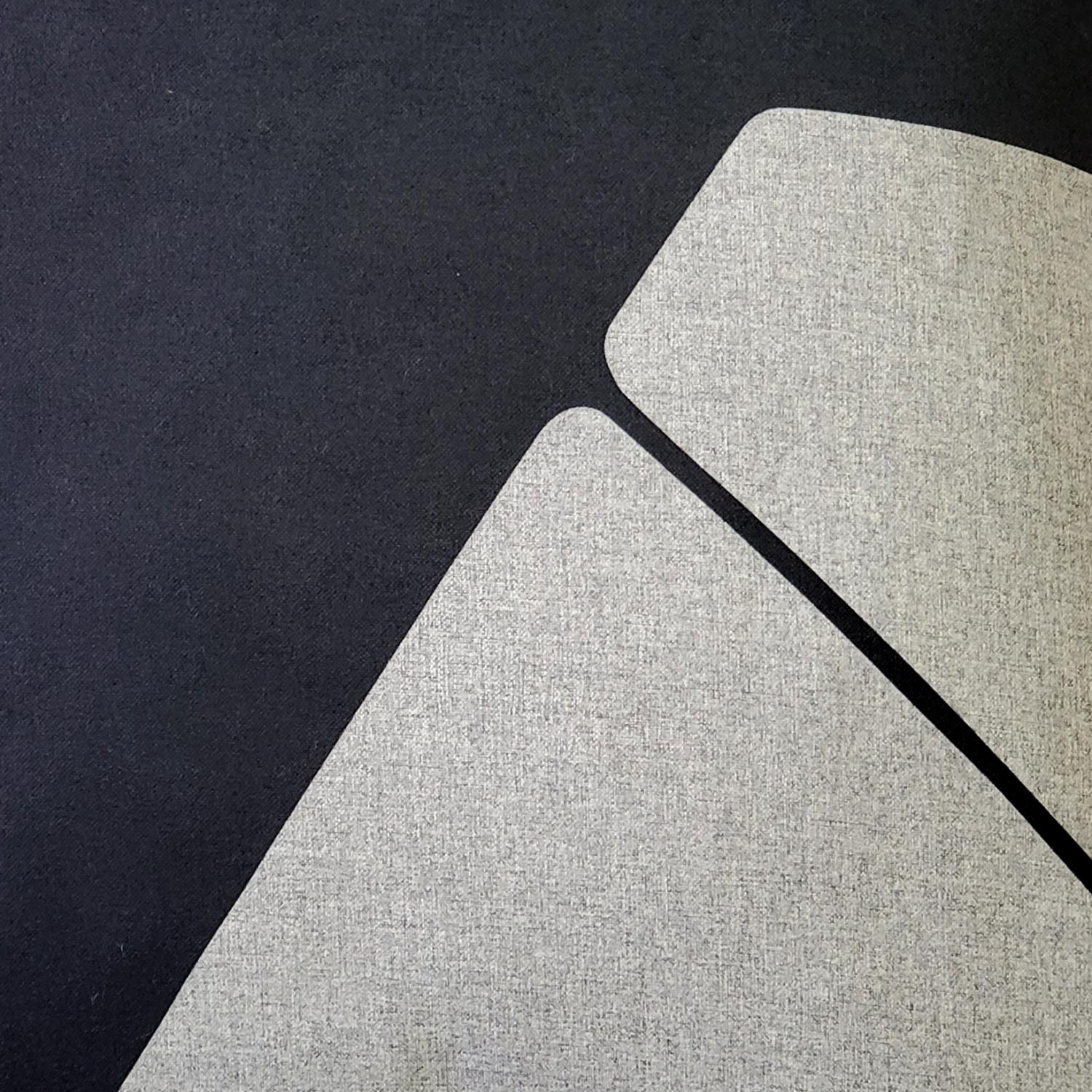 Boketto Charcoal Black Throw Pillow, 19"x19"