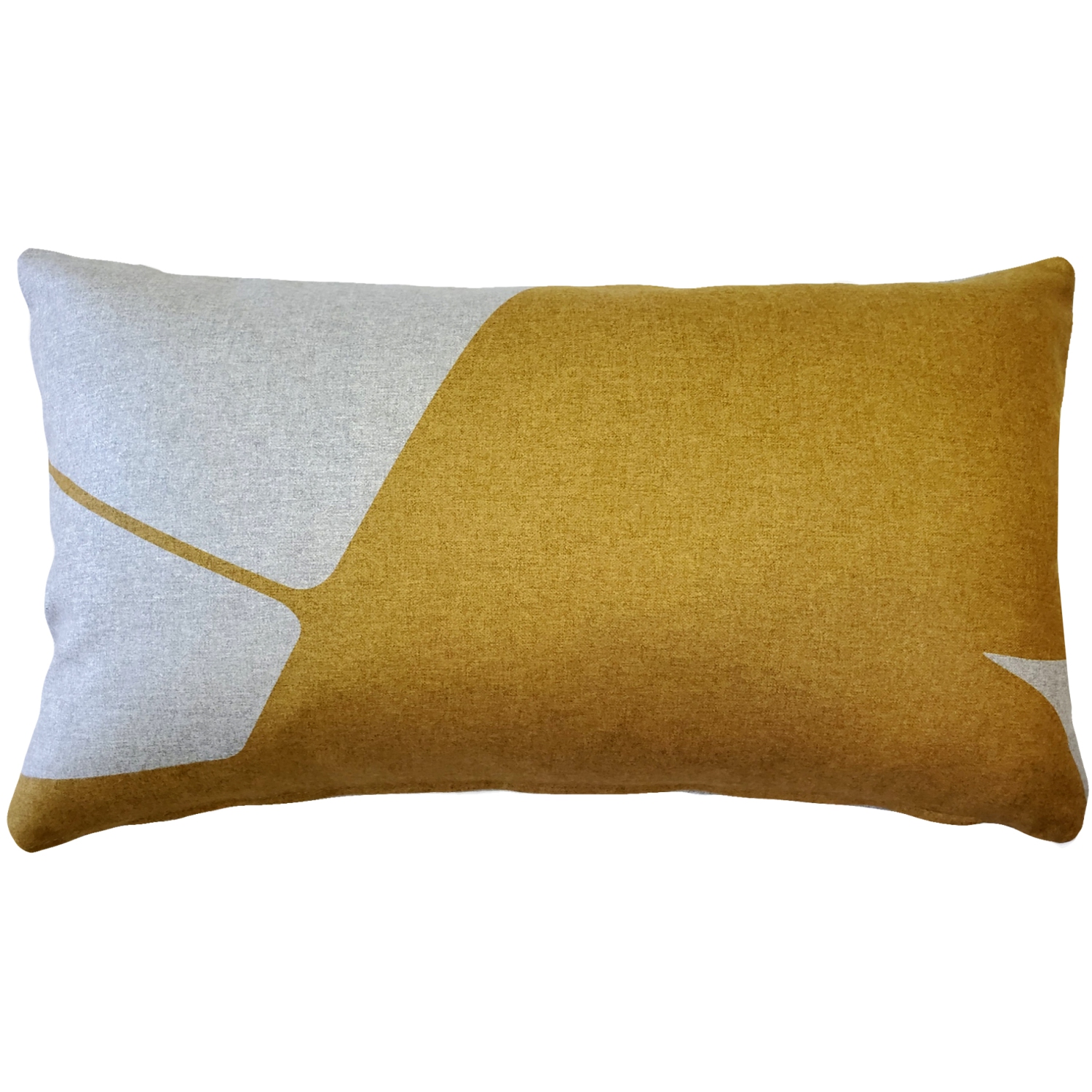 Boketto Renaissance Gold Throw Pillow, 12"x19"
