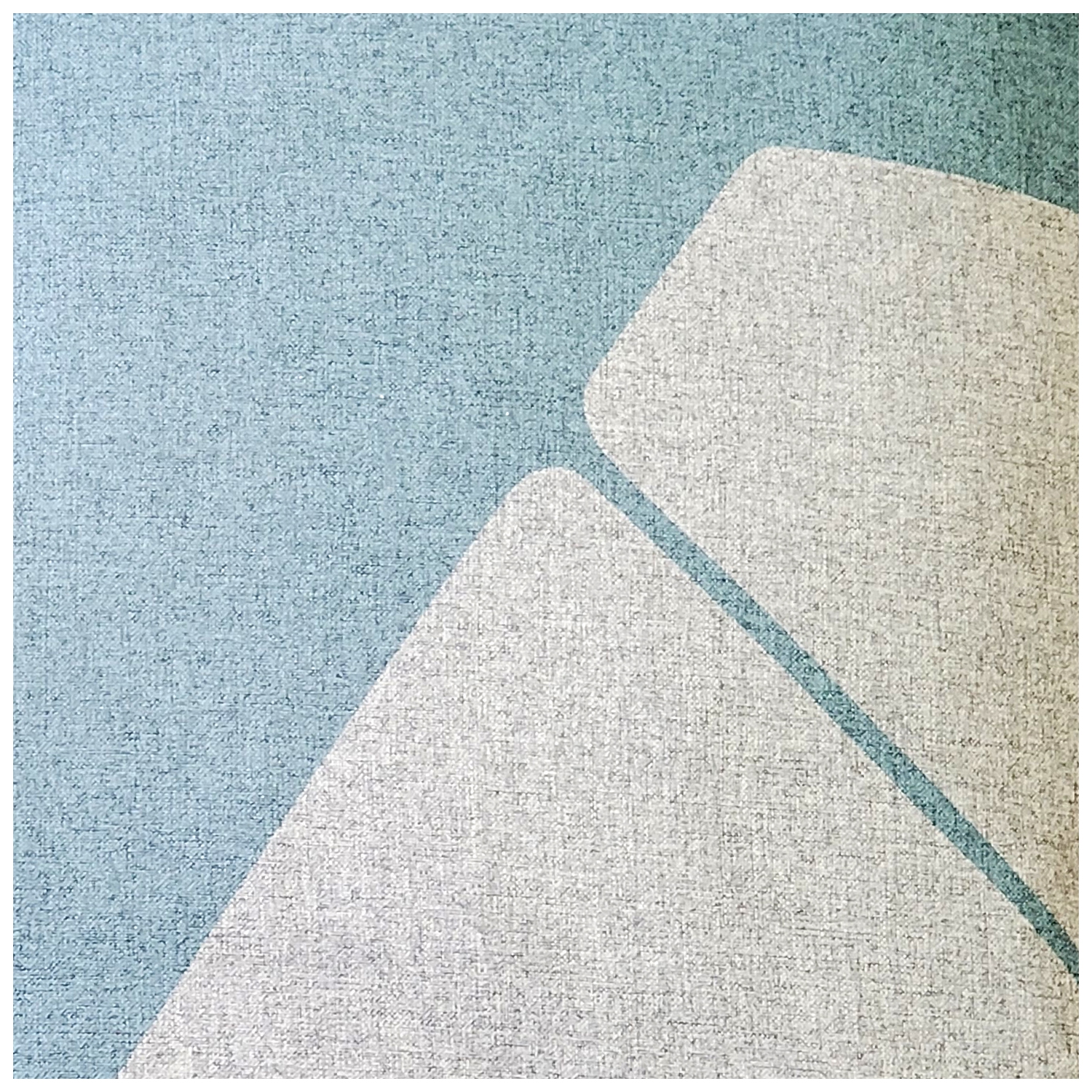 Boketto Paradiso Blue Throw Pillow, 19"x19"