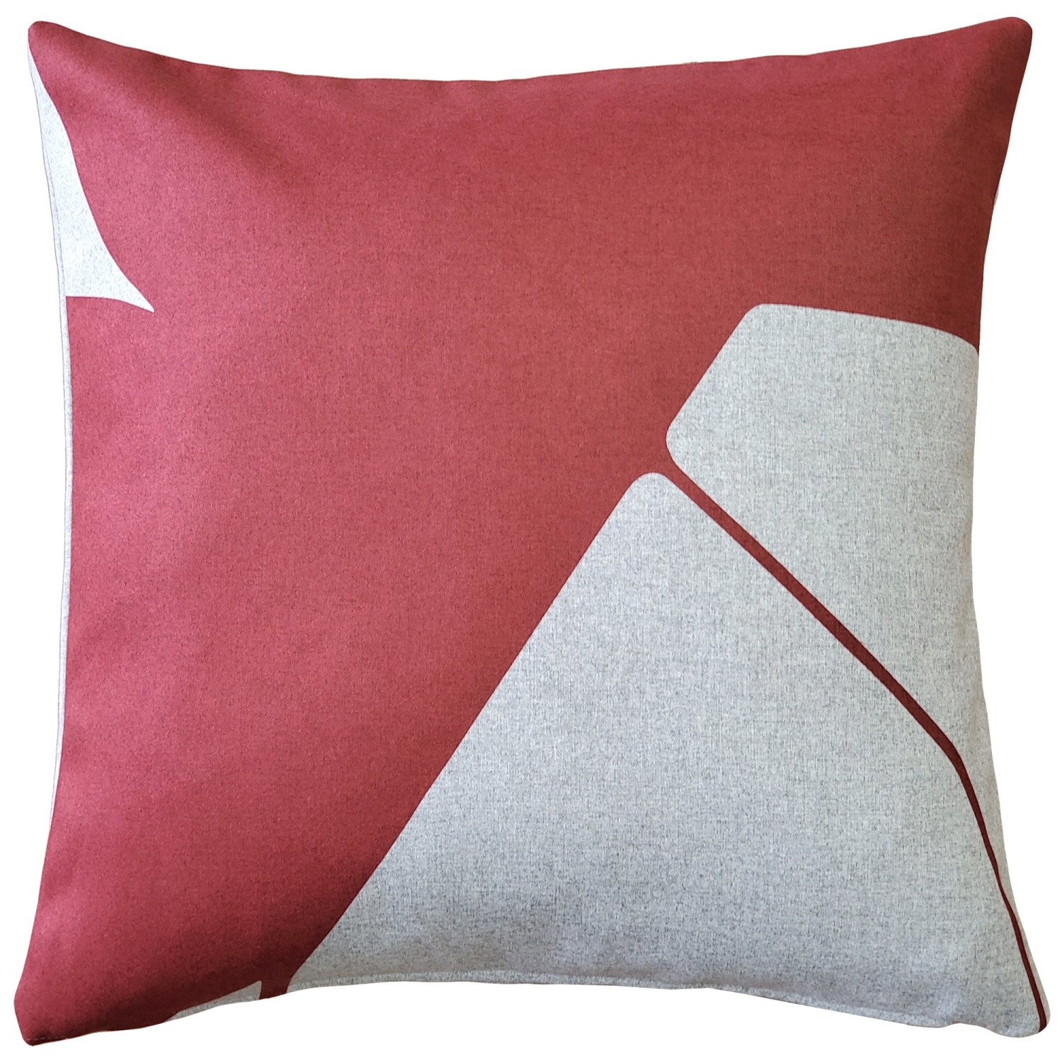 Boketto Spanish Red Throw Pillow, 19"x19"