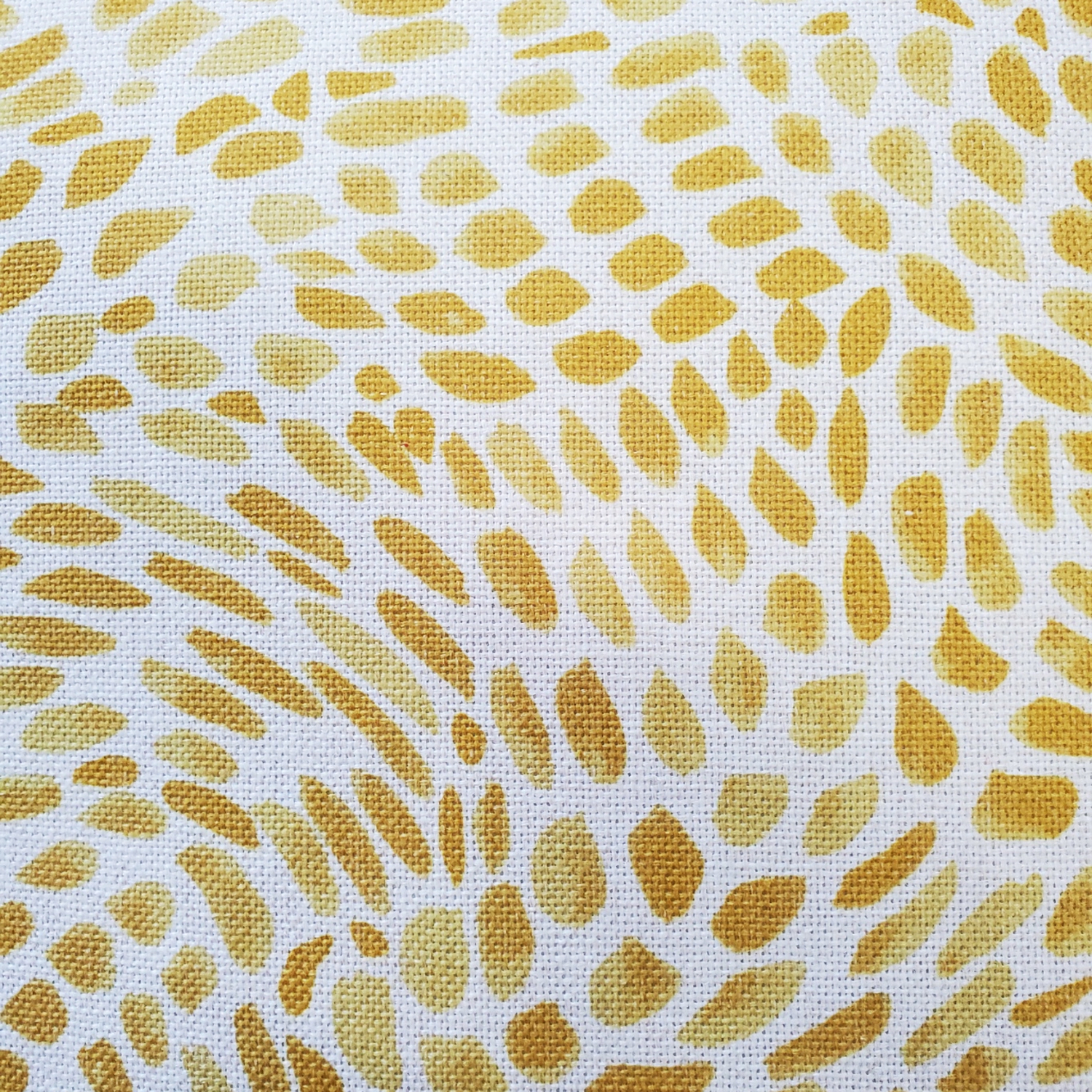 Matisse Dots Golden Yellow Throw Pillow, 19"x19"