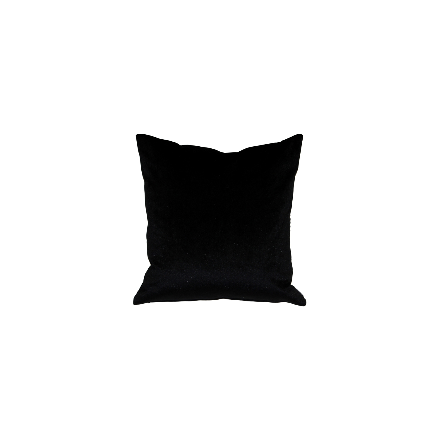 Winter Flock Black and White Throw Pillow, 22"x22"