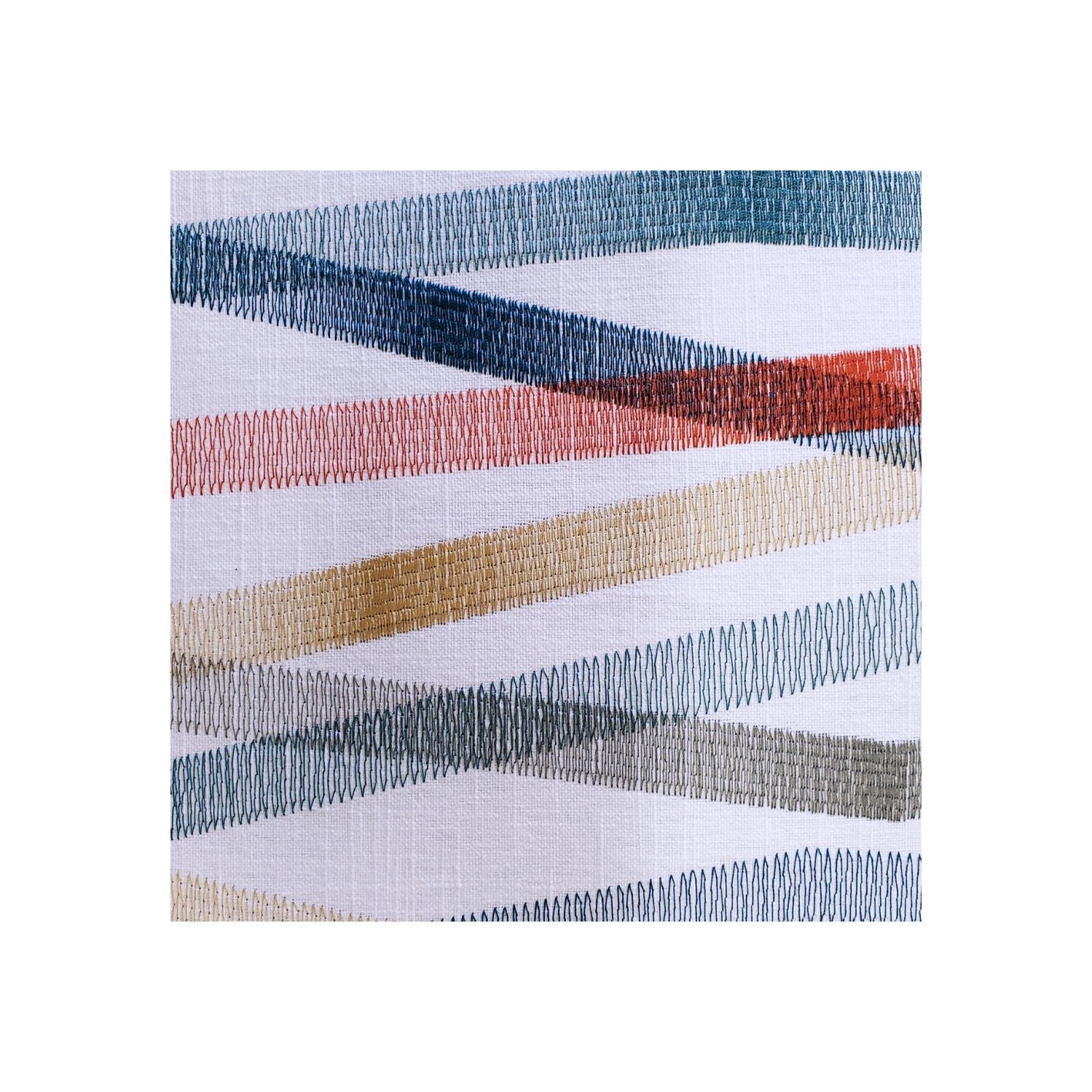 Wandering Lines Ocean Coast Throw Pillow, 12"x19"
