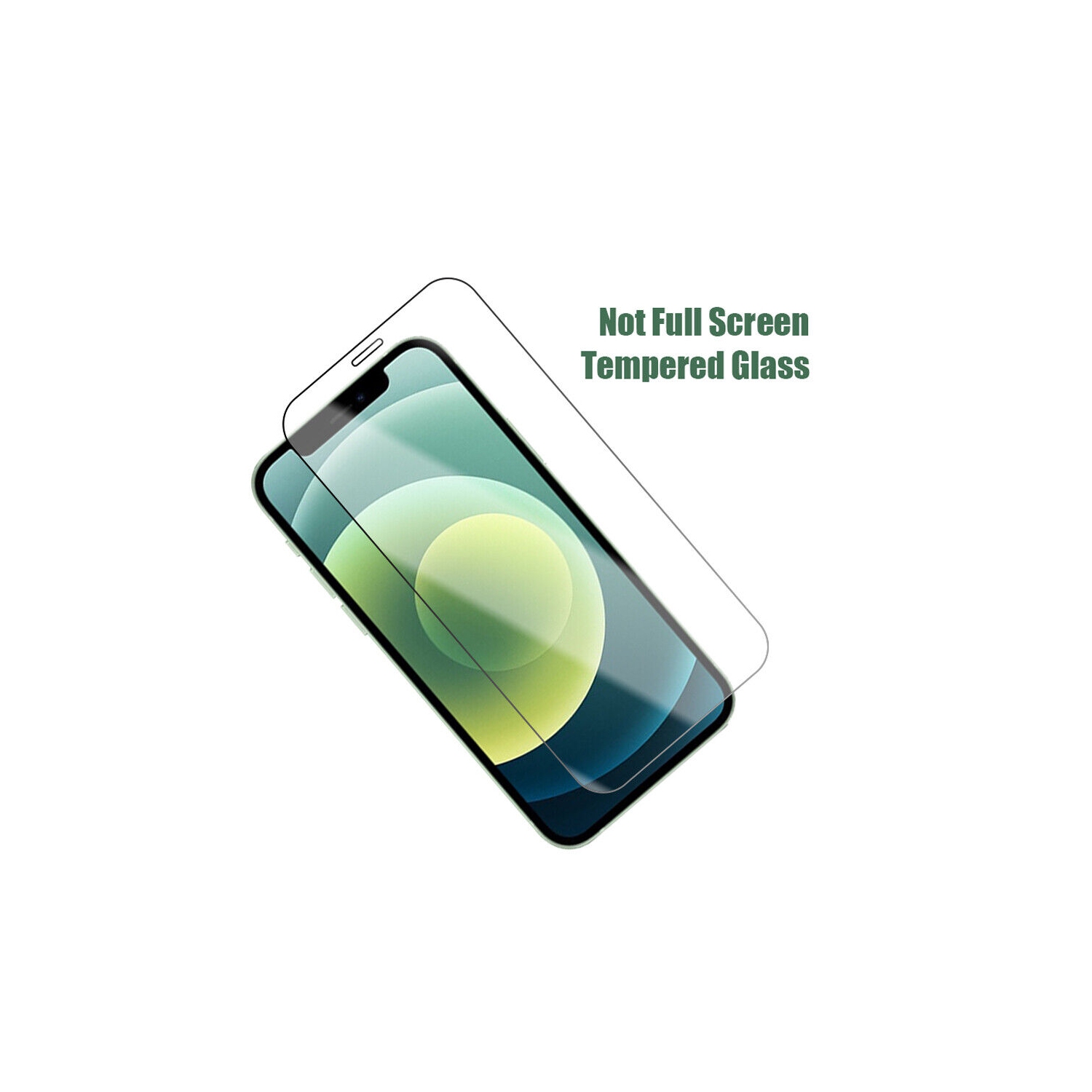 Protecteur d’écran en verre trempé pour iPhone 12 Mini d’Apple - convient aux étuis