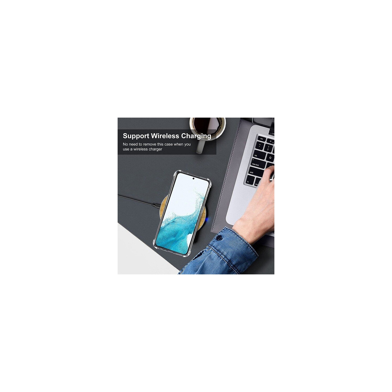 SuperShield Ultra Hybrid [technologie anti-jaunissement] conçu pour l’étui Galaxy S22 de Samsung - Crystal Clear