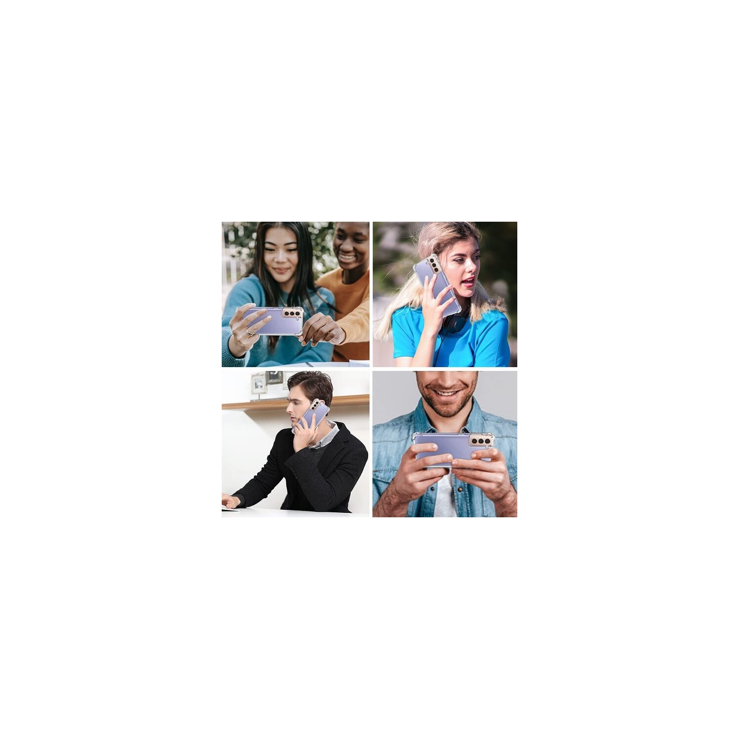 SuperShield Ultra Hybrid [technologie anti-jaunissement] conçu pour l’étui Galaxy S22 de Samsung - Crystal Clear