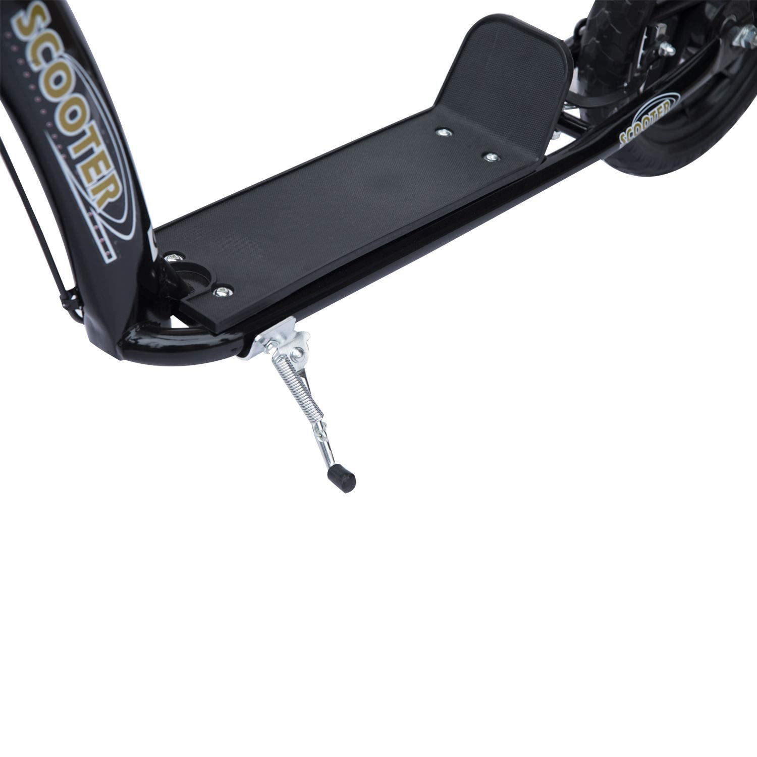 HOMCOM Kids Scooter Street Bike Bicycle for Teens Ride on Toy w/ 12" EVA Tyres for 5-12 Year Old Black