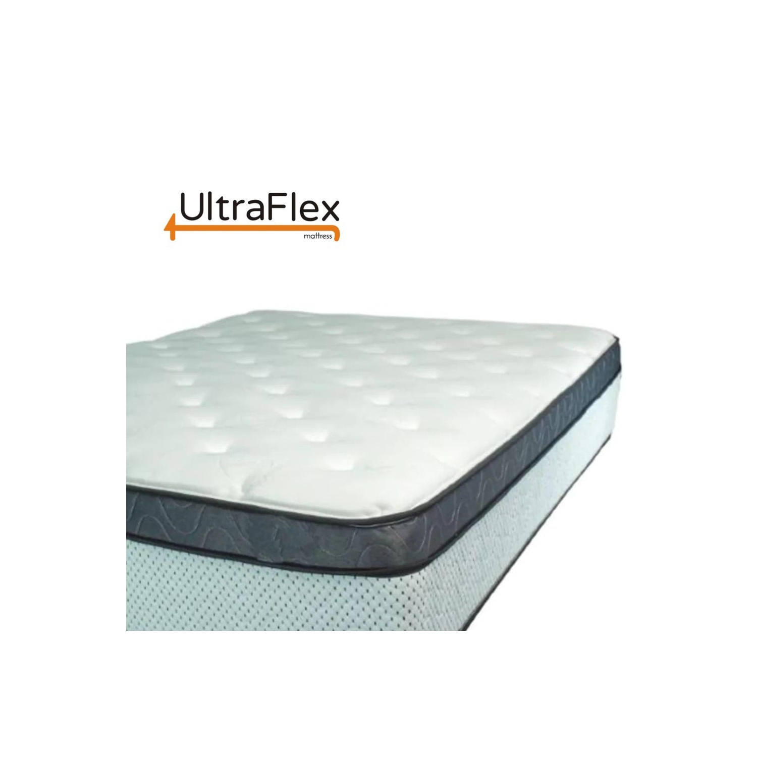 Ultraflex EUPHORIA- 14" Orthopedic Eurotop Pocket Coil Foam Encased Eco-friendly Hybrid Mattress