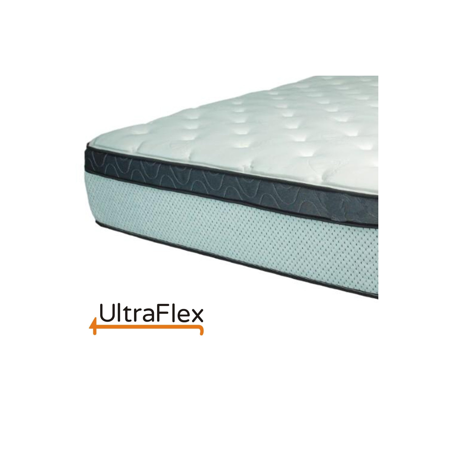 Ultraflex EUPHORIA- 14" Orthopedic Eurotop Pocket Coil Foam Encased Eco-friendly Hybrid Mattress