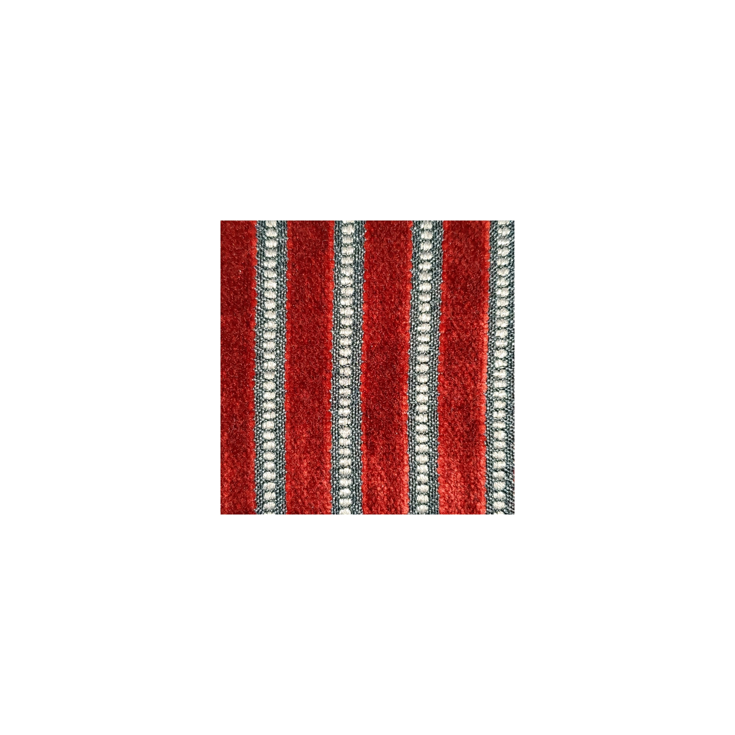 Rockefeller Lava Red Velvet Throw Pillow, 20"x20"