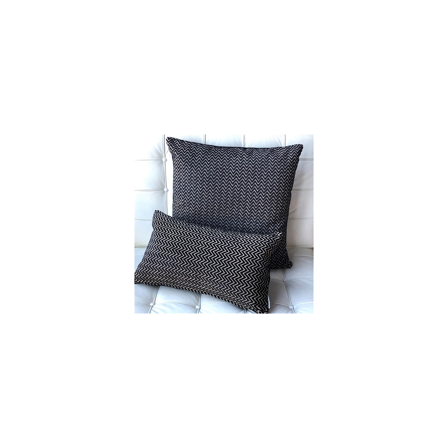 Art Deco Textured VelvetStripes Throw Pillow 12"x20"