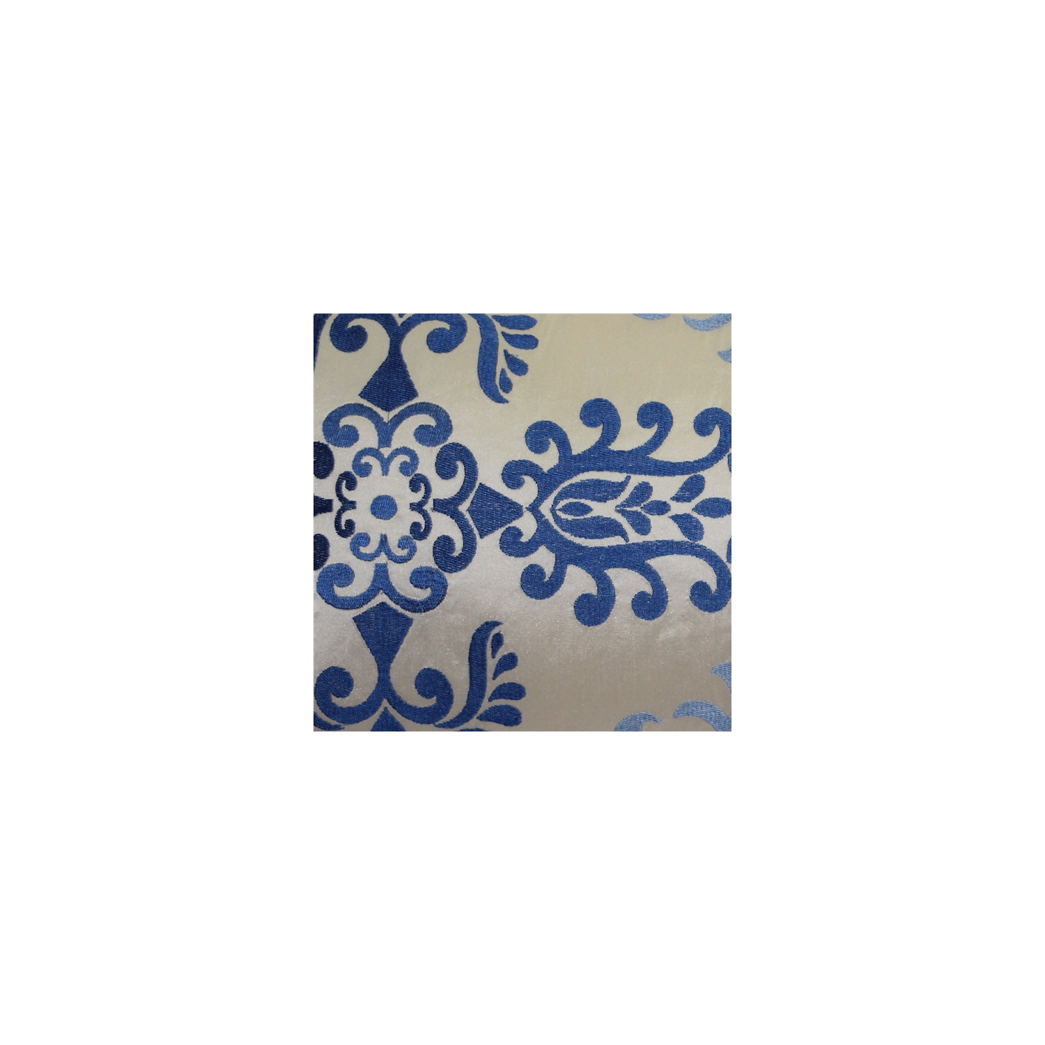 Sumatra Fountain Embroidered Silk Decorative Throw Pillow, 12"x24"