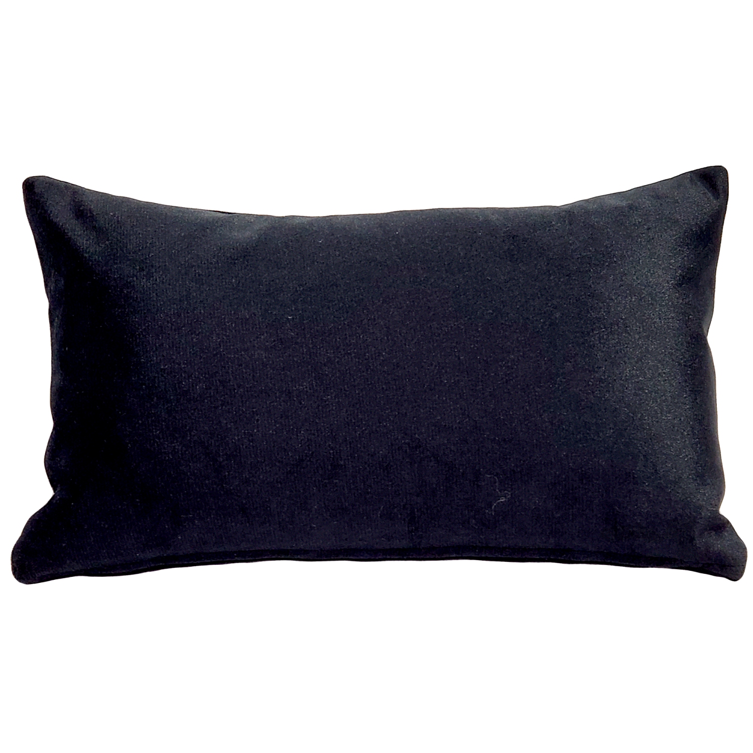 Carbon Stripes Textured Velvet Throw Pillow, 12"x19"