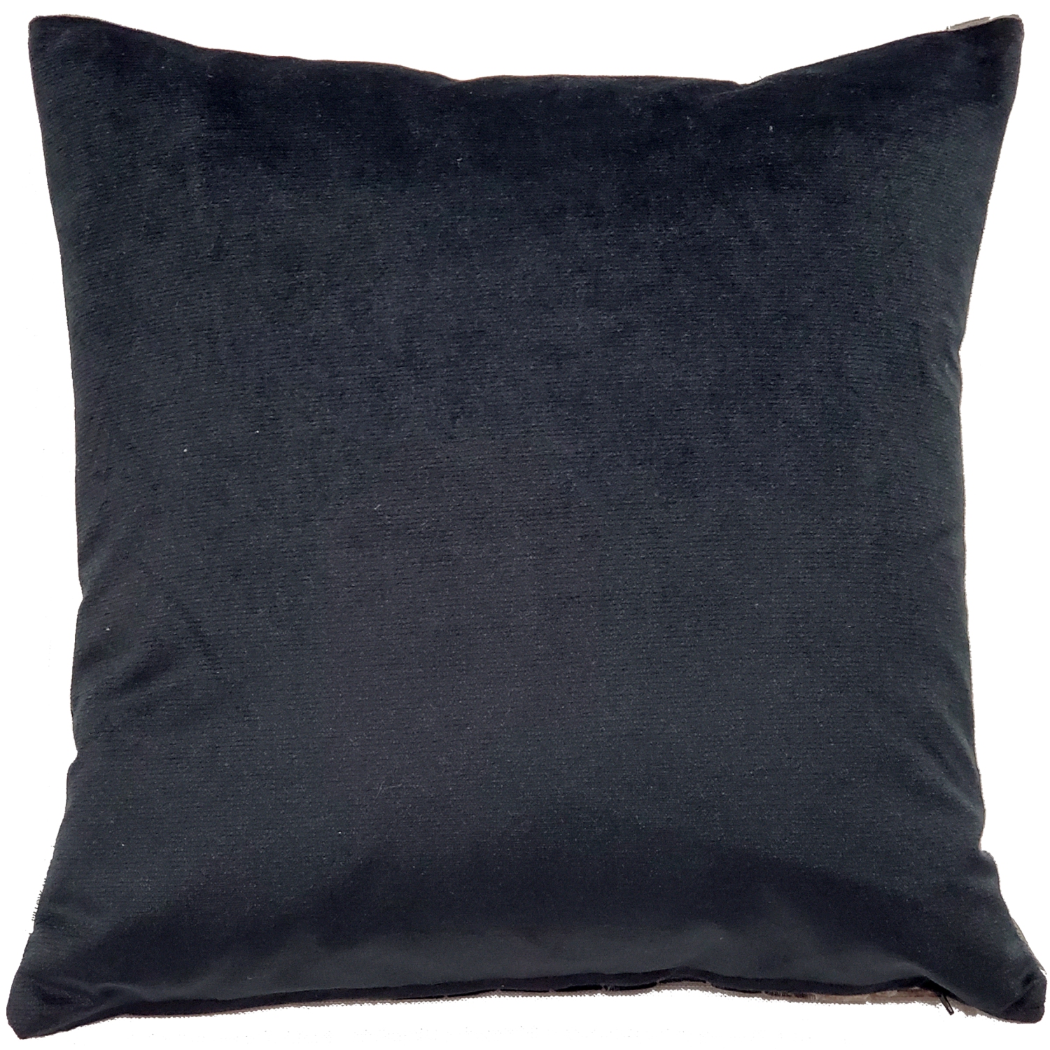 Carbon Stripes Textured Velvet Throw Pillow, 20"x20"