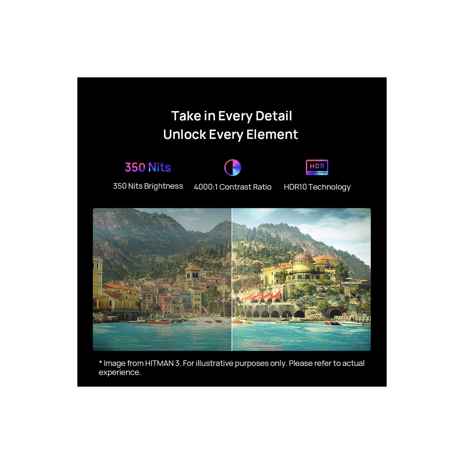 HUAWEI MateView GT 27'' Curved Gaming Monitor, 165Hz, 16:9 QHD 2560 x 1440, 2K, 1500R, Cinema-Level P3 Colour, 4000:1 Contrast Ratio, HDR, TÜV