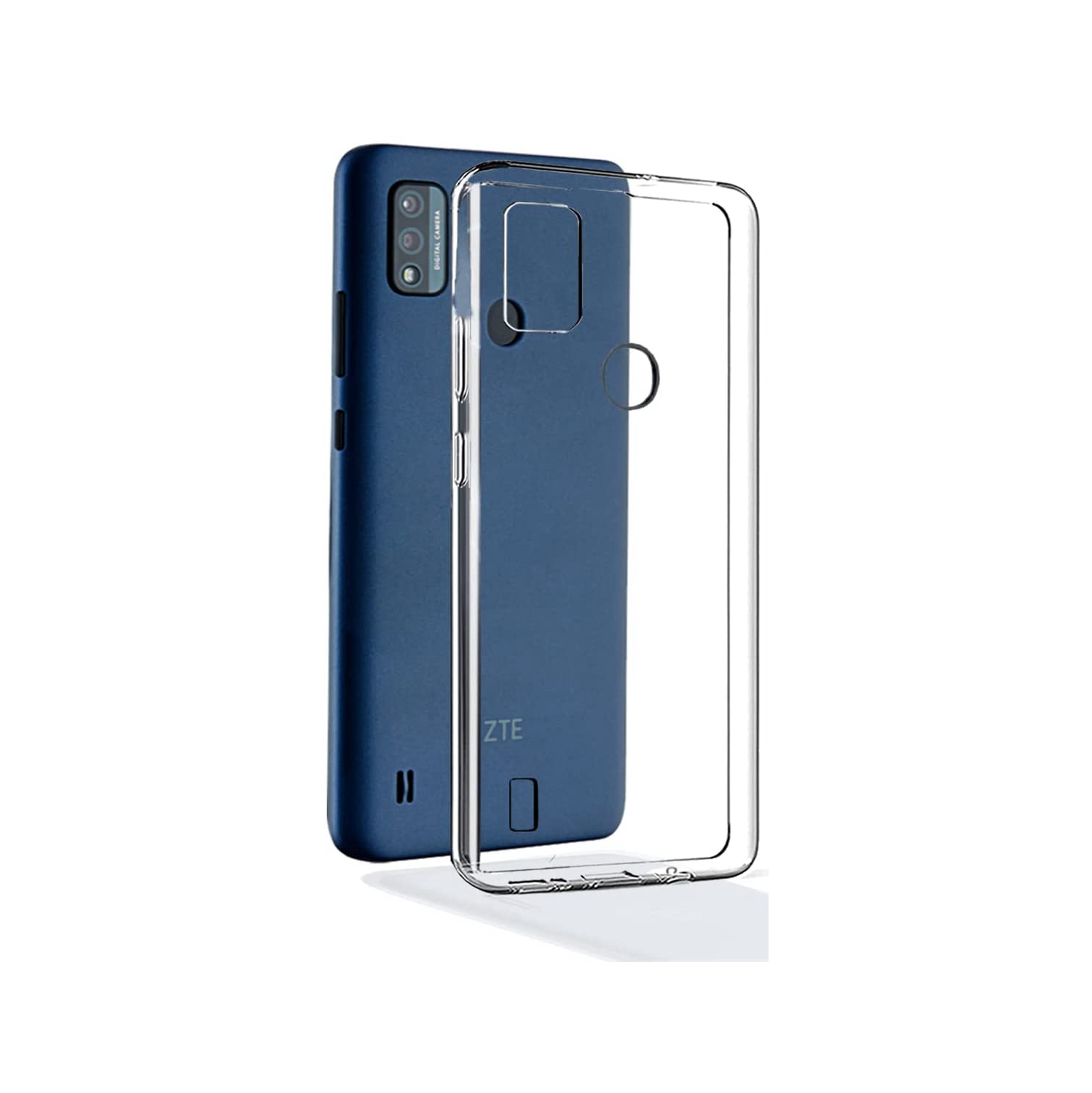 【CSmart】 Thin TPU Silicone Jelly Bumper Soft Case Back Cover for ZTE Blade A7P , Clear