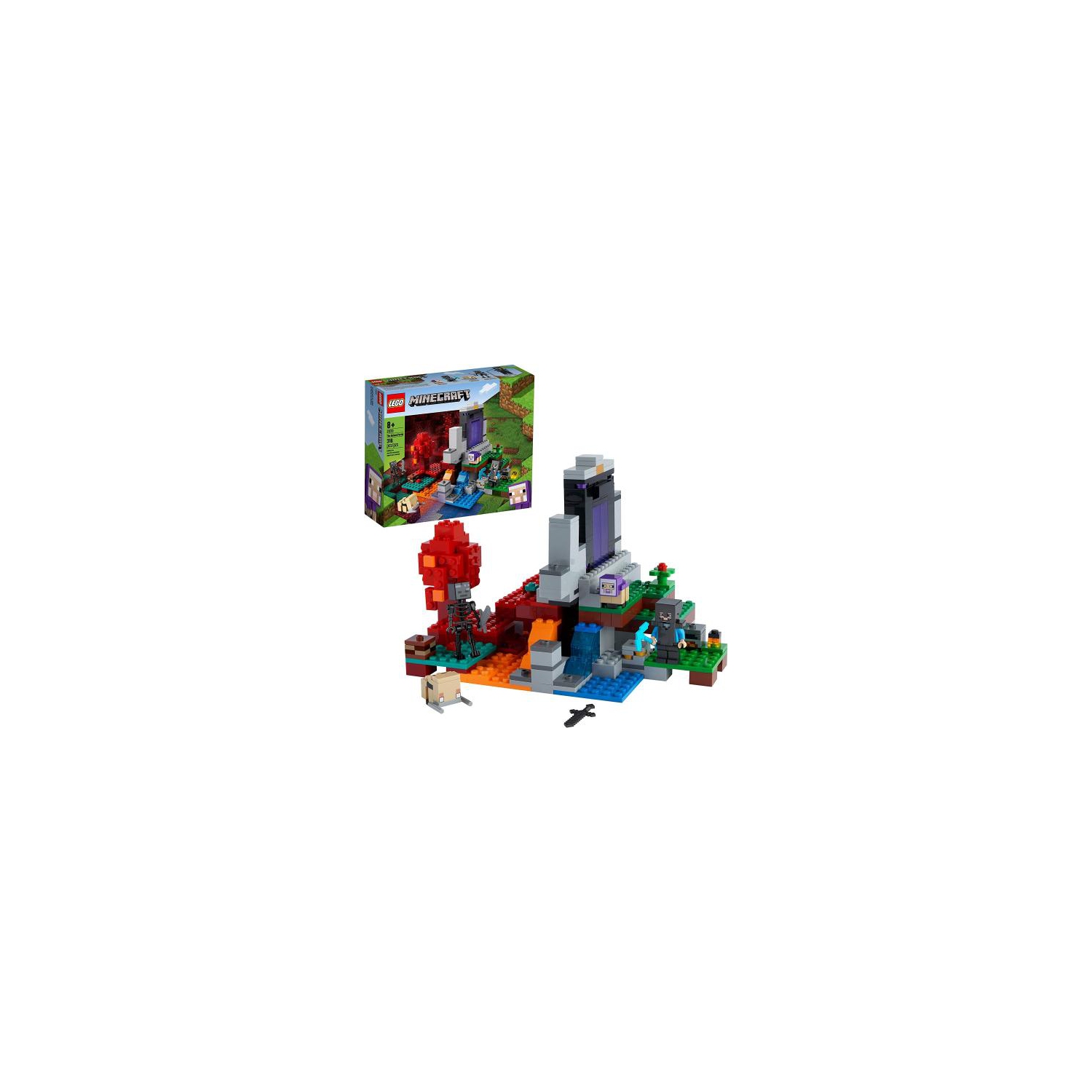 Le Portail en ruines de LEGO Minecraft