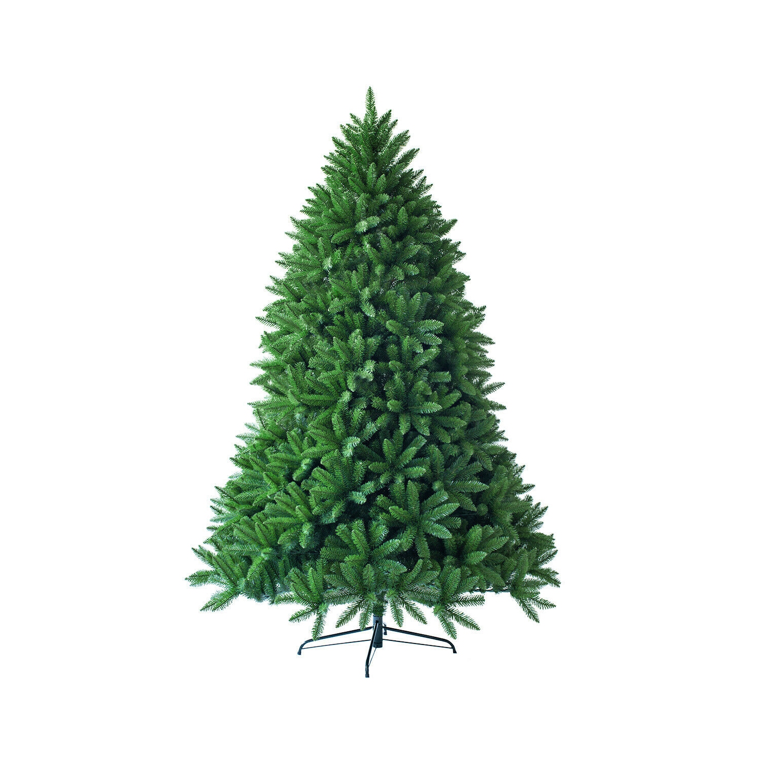Holiday Fir Artificial Christmas Tree with 600 Branch Tips for Living Room Setup