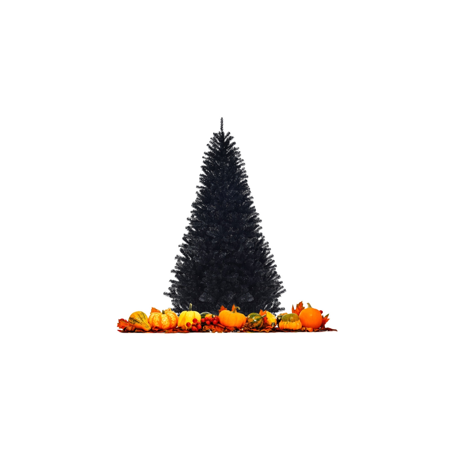 Arbre d'Halloween à charnières pour Noël, design artificiel avec aspect de branche complet