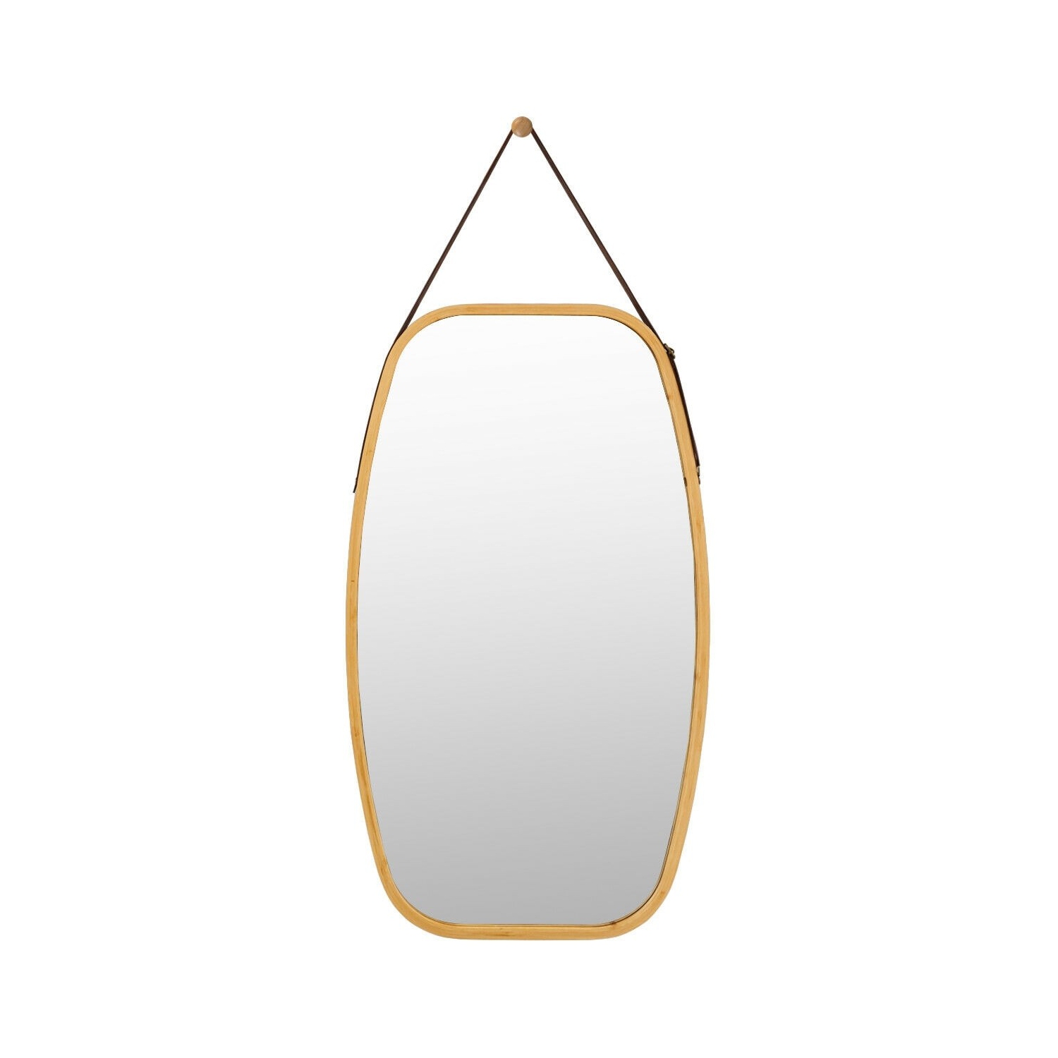 30 Inch Modern Rectangle Wall Hanging Framed Mirror