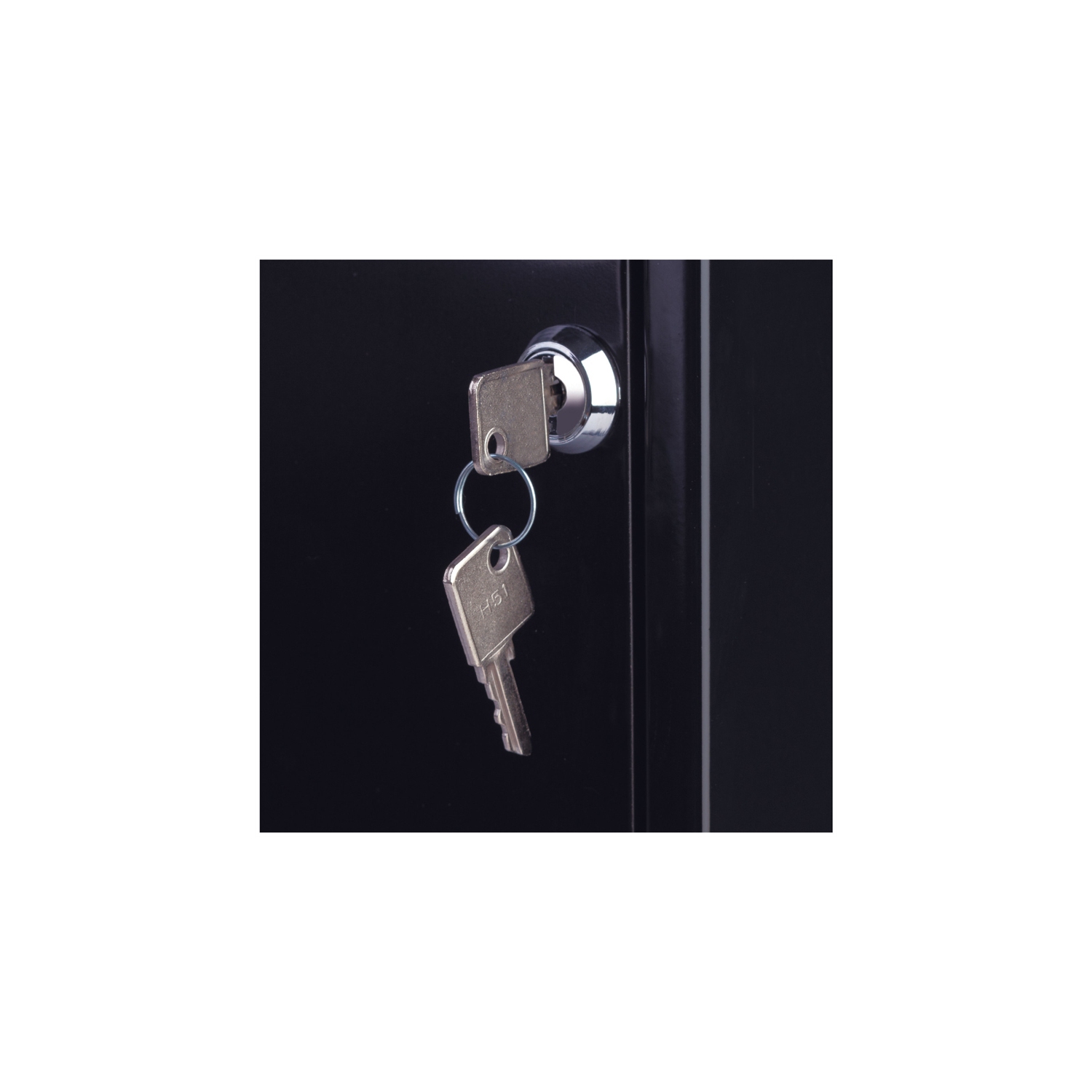 Classeur en métal à 2 tiroirs de 18 po de profondeur de Space Solutions - Gris/Platine