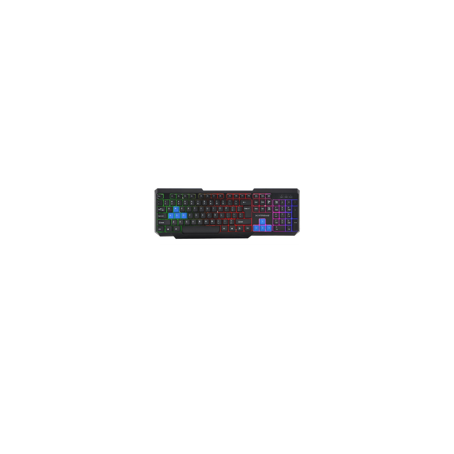 Gaming Keyboard with Multi-Color LED Backlight