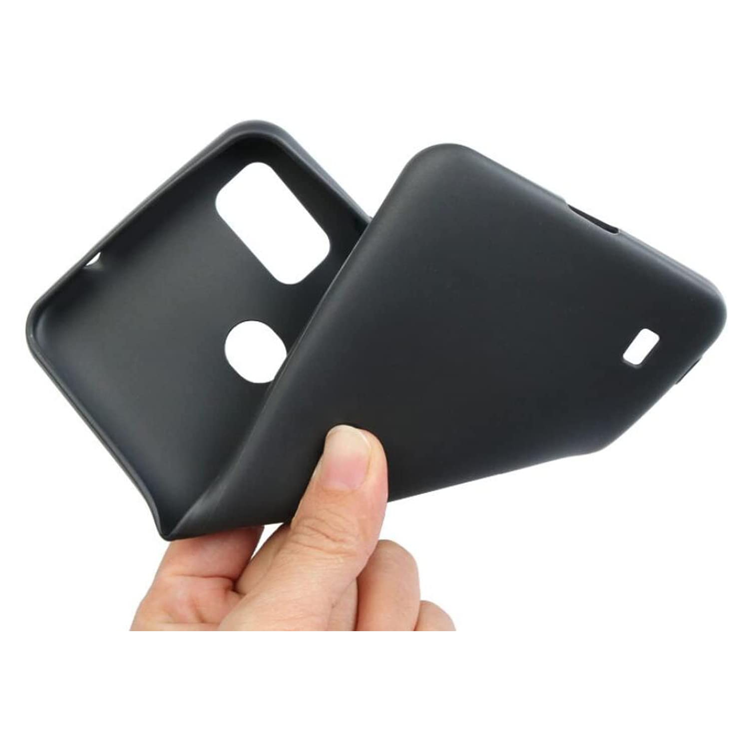 【CSmart】 Étui Coque arrière souple en gelée de silicone TPU mince pour ZTE Blade A7P , Le noir