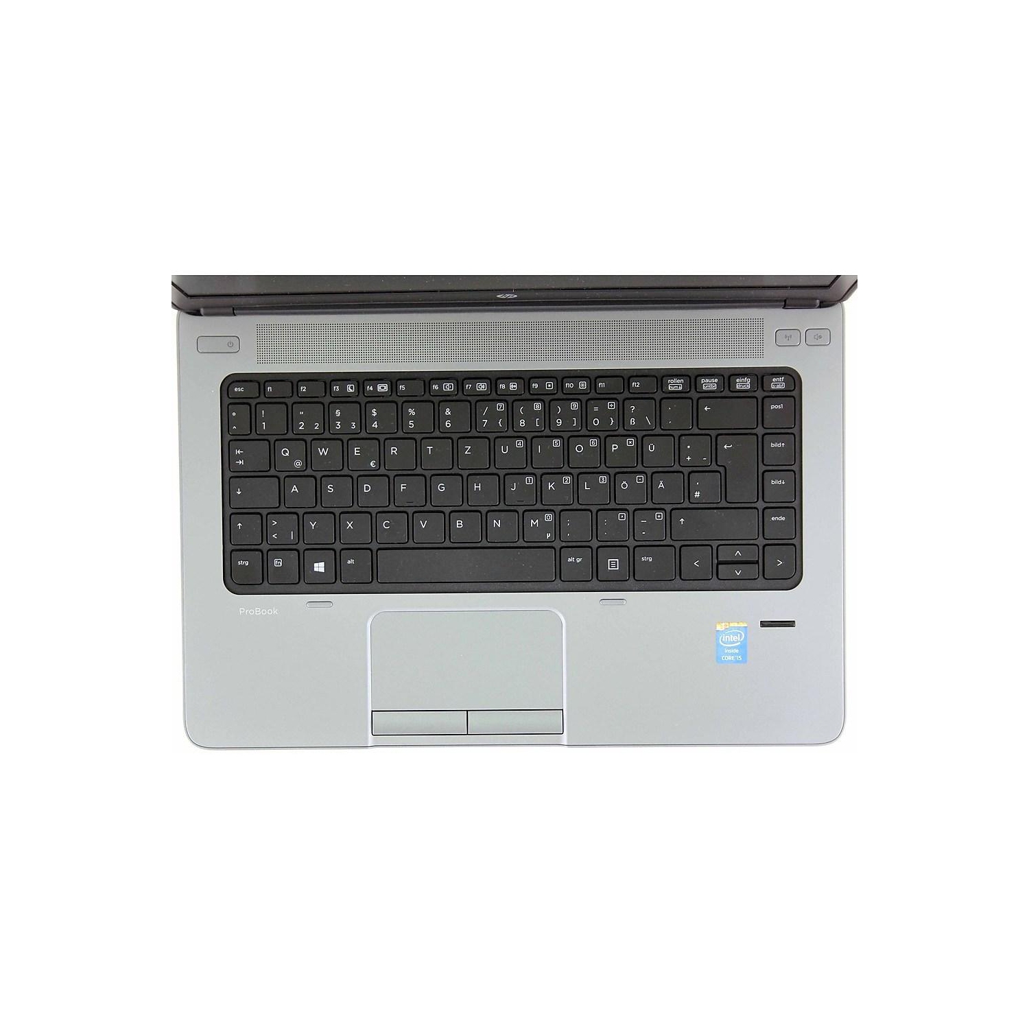 Ordinateur portable HP ProBook 640 G1 : Intel Core i5 - 4340M 2,90 GHz, 8 Go de RAM, 250 Go de SSD, 14", DVDRW, Win 11 Home, PAS de webcam - Remis à