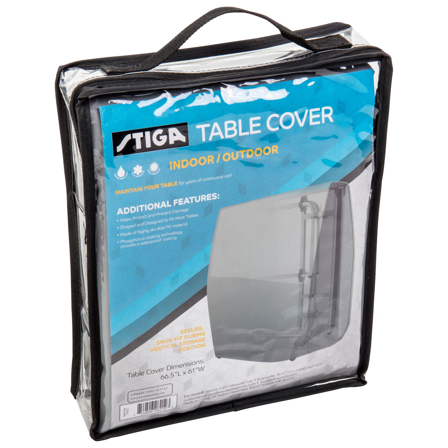 Stiga Premium Indoor/Outdoor Table Tennis Cover (T1812)