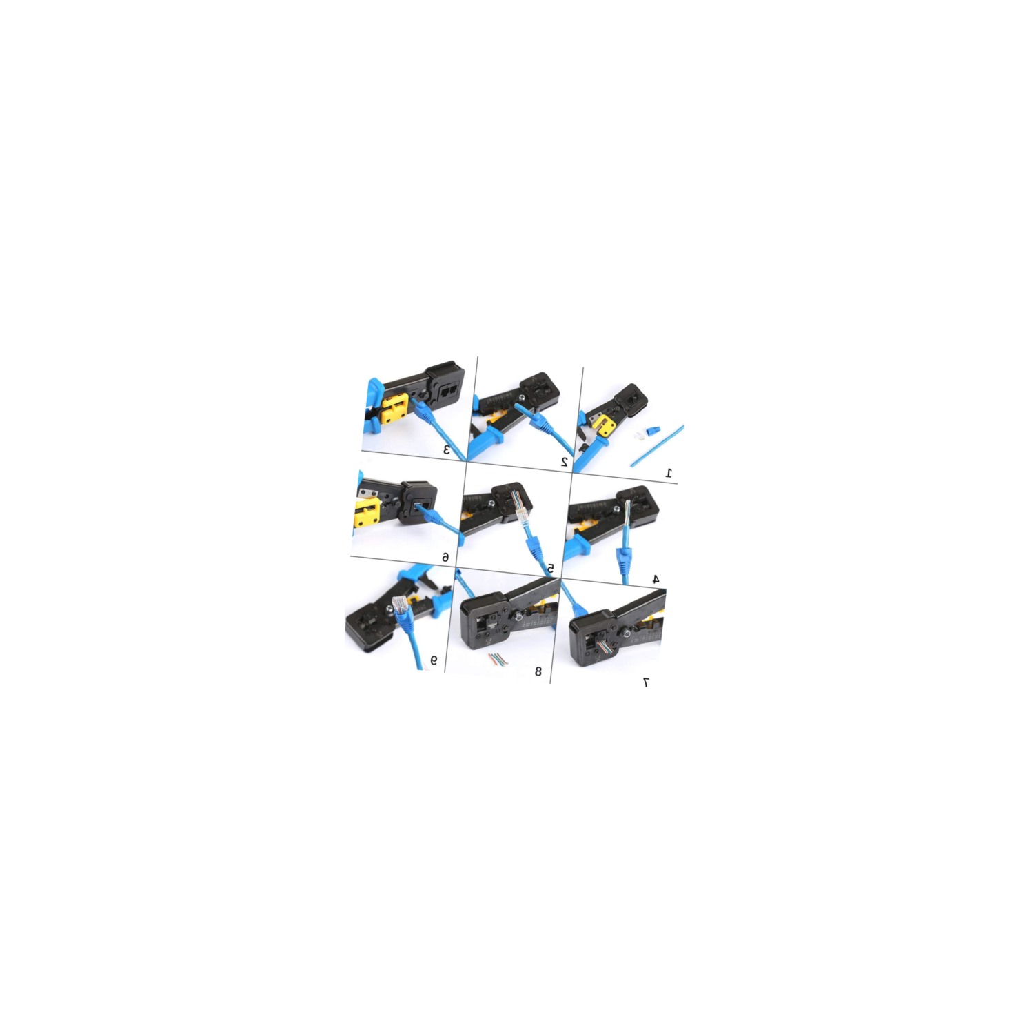 Pince à sertir EZ RJ45 passe-câble CAT5 Cat 5e outil de sertissage