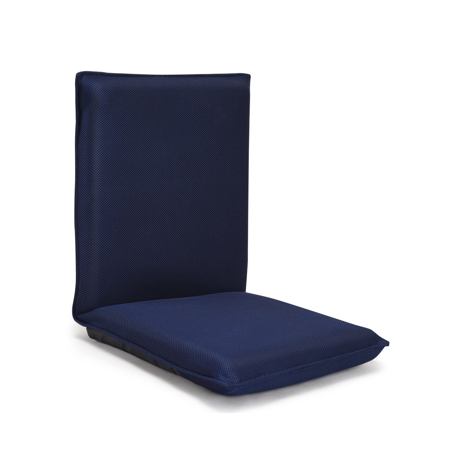 Adjustable 6 position Folding Lazy Man Sofa Chair Floor Chair-Navy