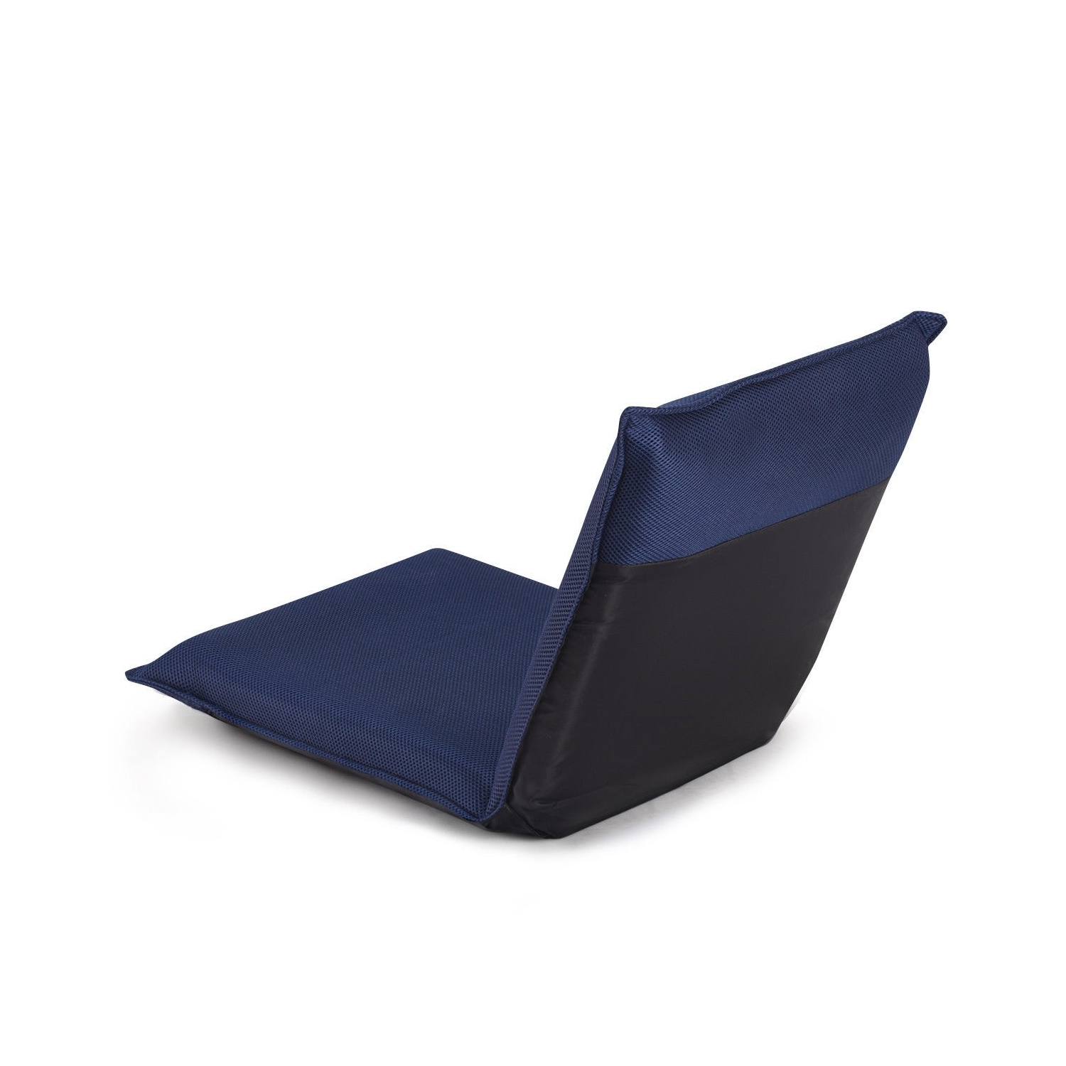 Adjustable 6 position Folding Lazy Man Sofa Chair Floor Chair-Navy