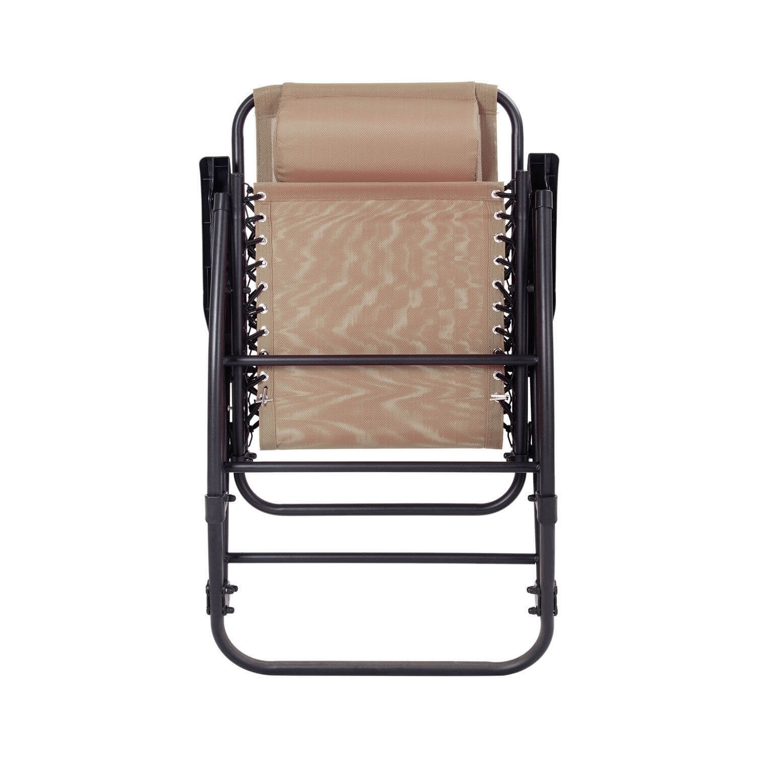 Outdoor Patio Headrest Folding Zero Gravity Rocking Chair