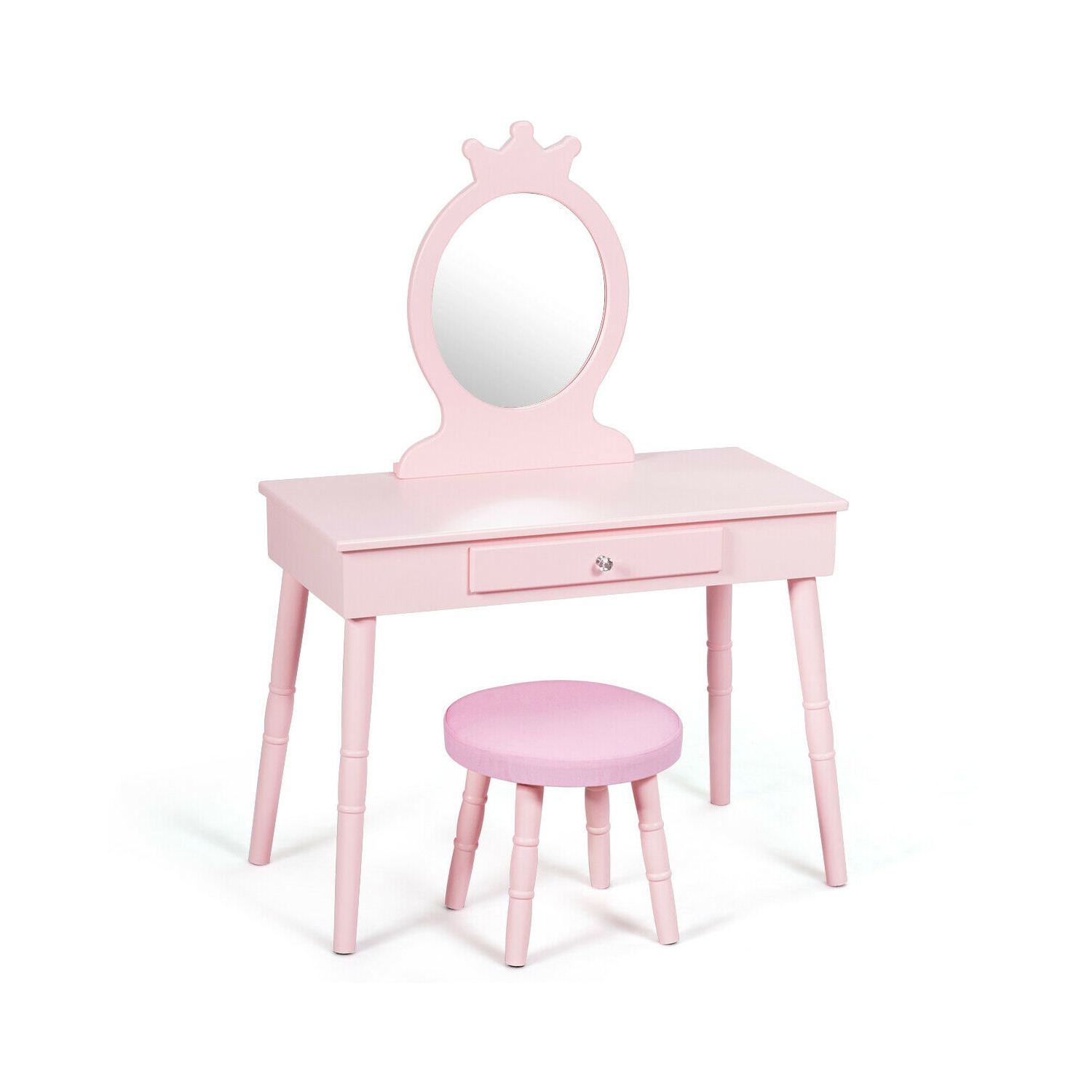 Ensemble coiffeuse pour enfants avec table et chaises
