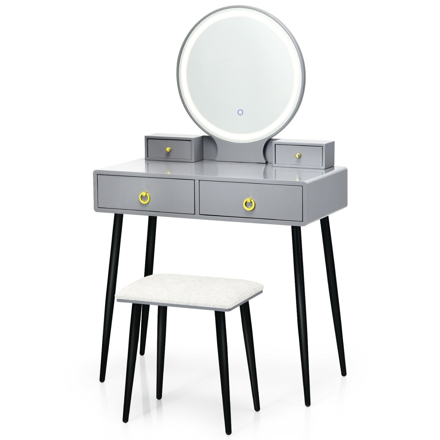 Ensemble coiffeuse avec miroir