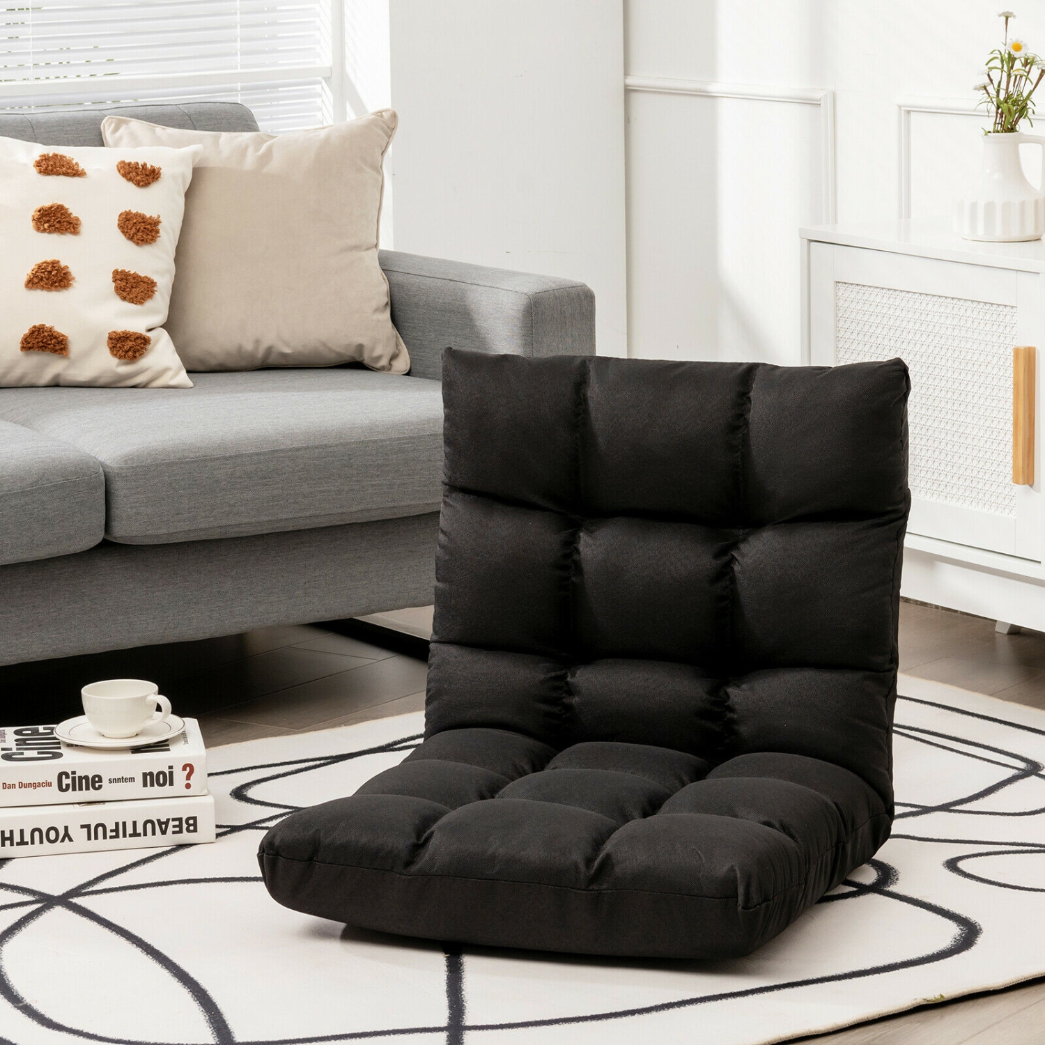 14-Position Adjustable Folding Lazy Gaming Sofa