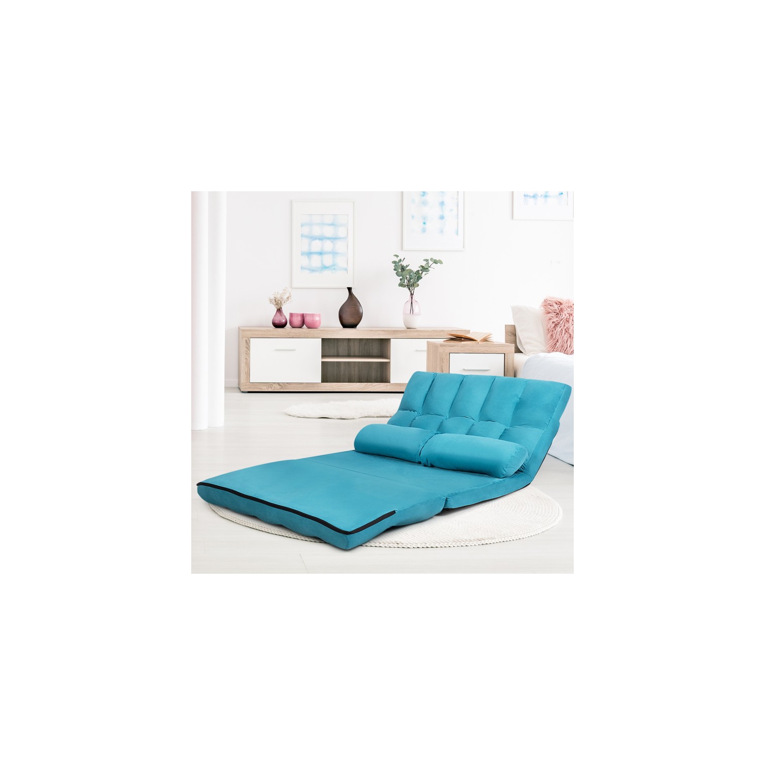 Canapé-lit pliable au plancher à 6 positions