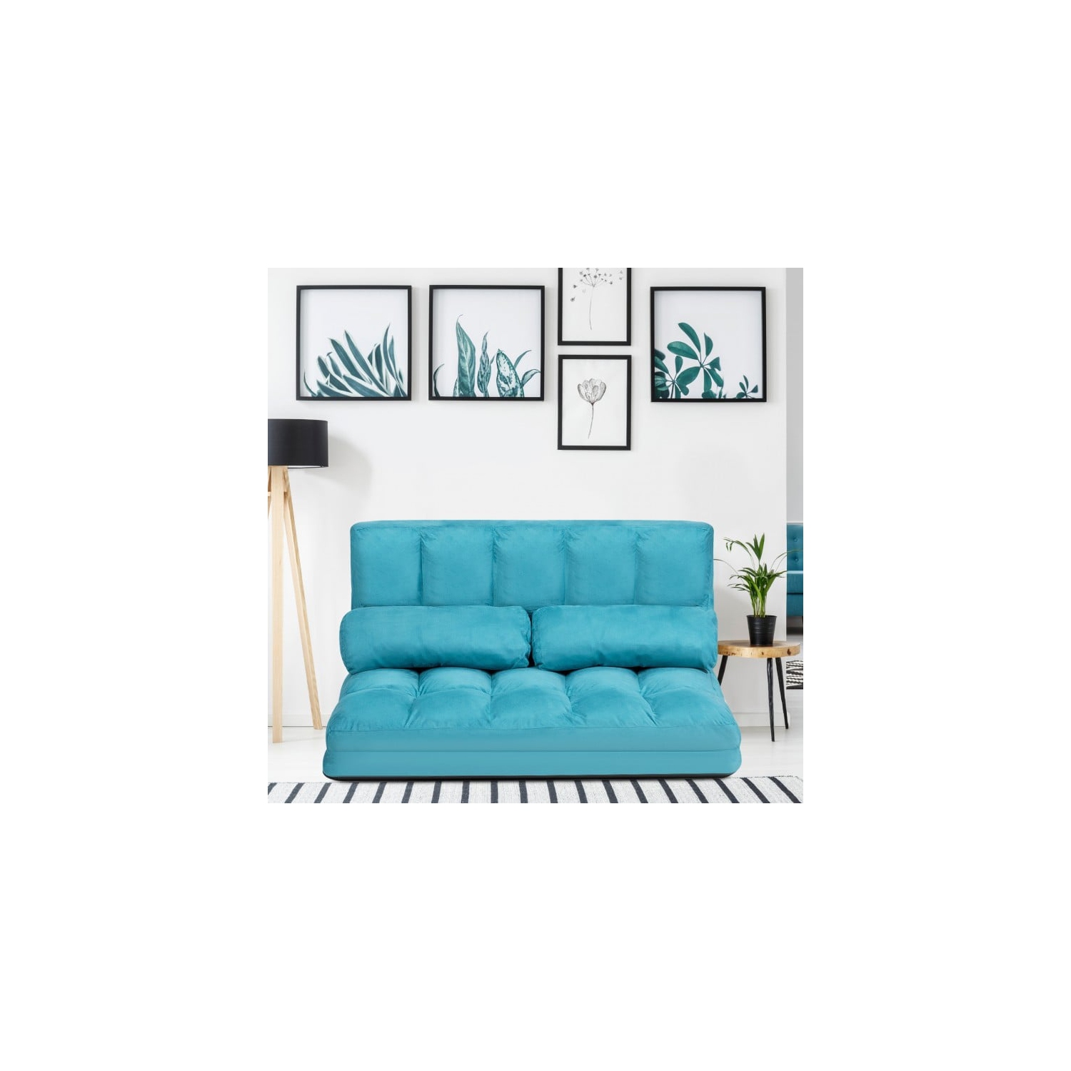 Canapé-lit pliable au plancher à 6 positions