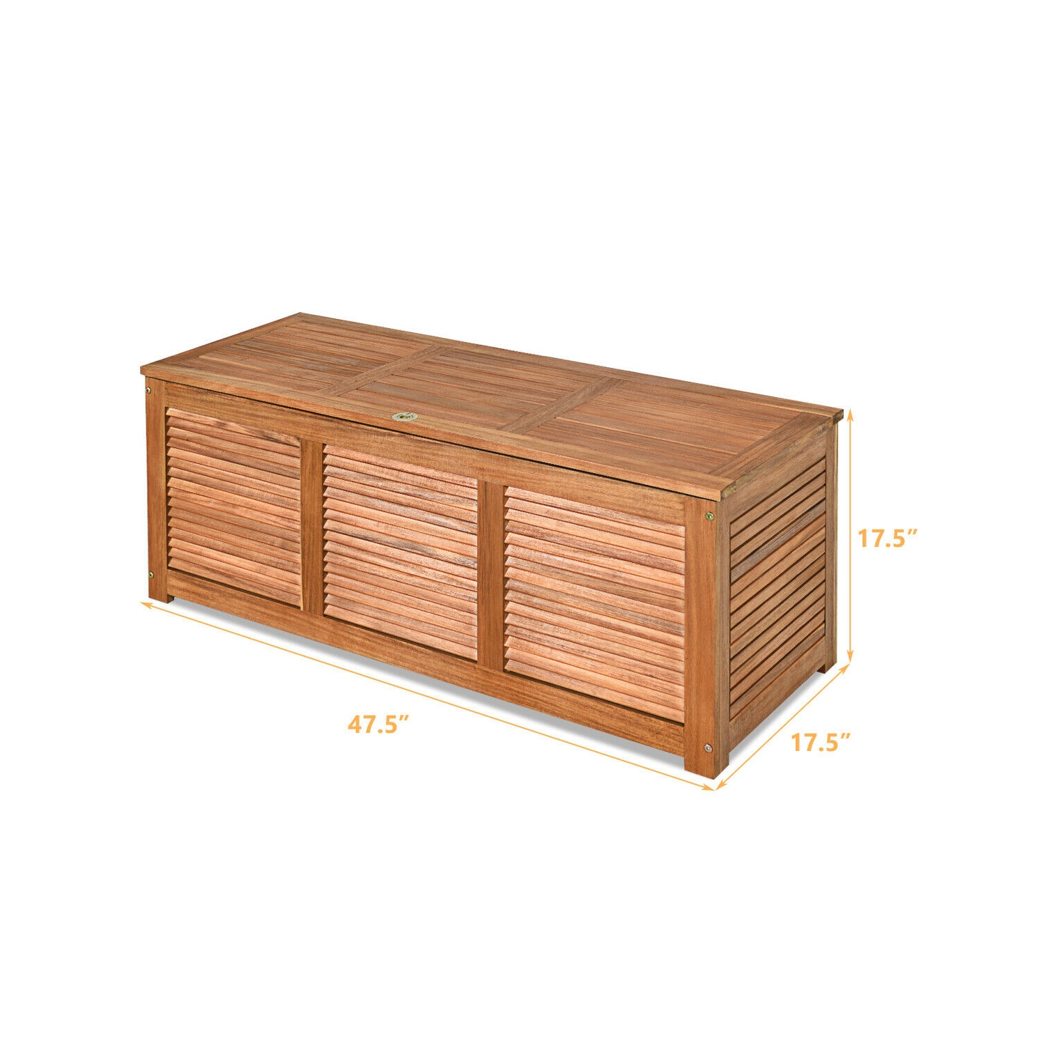 47 Gallon Deck Storage Bench Box Organization Tools