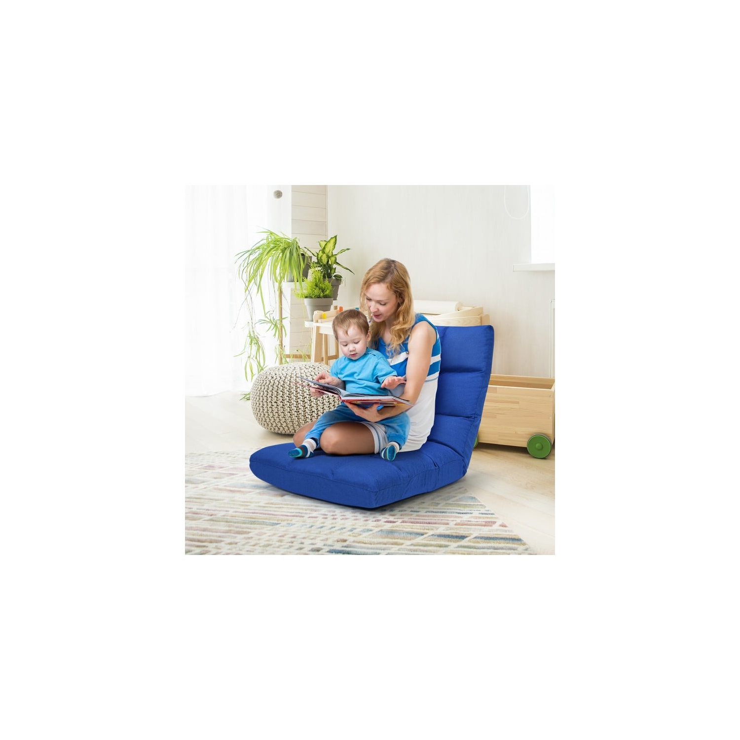 14-Position Adjustable Folding Lazy Gaming Sofa