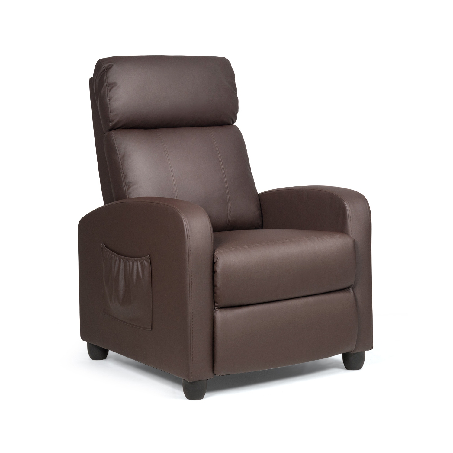 Massage Recliner Sofa Chair with Wing back Design for Living Room Comfort