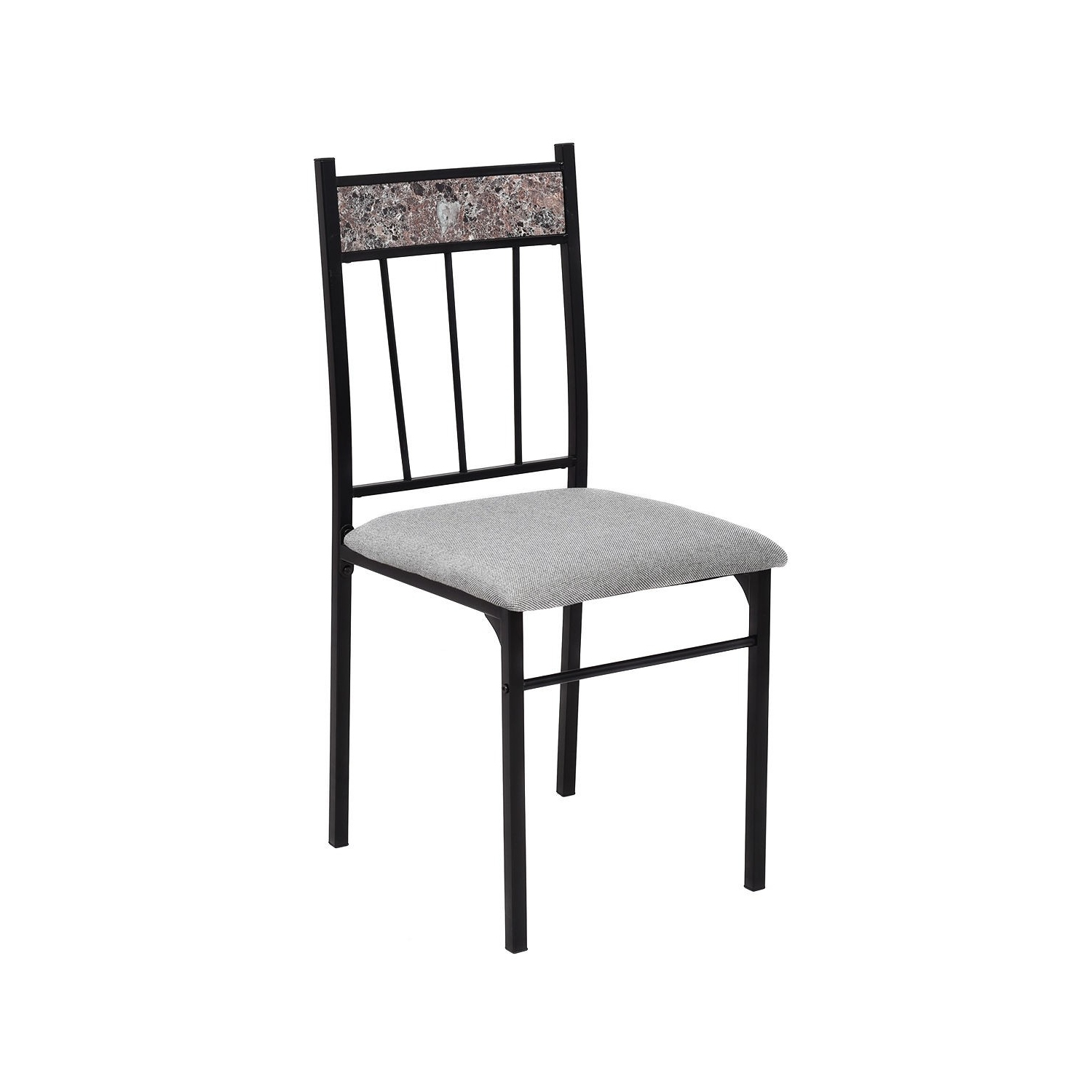 5 Piece Faux Marble Dining Set Table